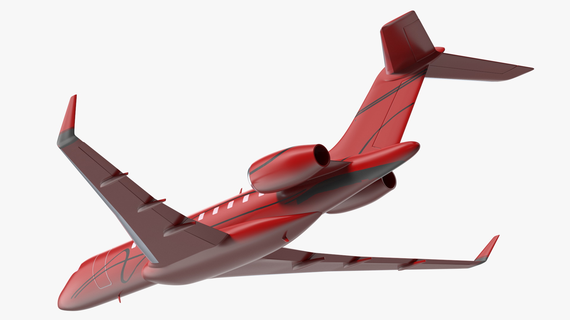 Business Jet Scale Model 3D model