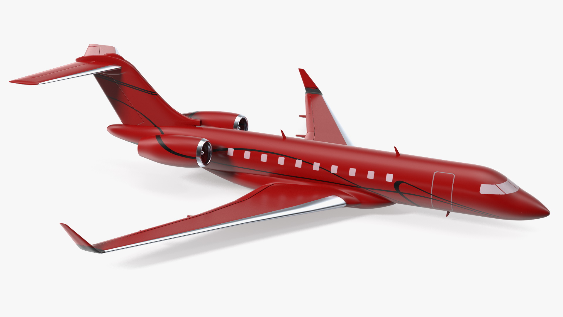 Business Jet Scale Model 3D model