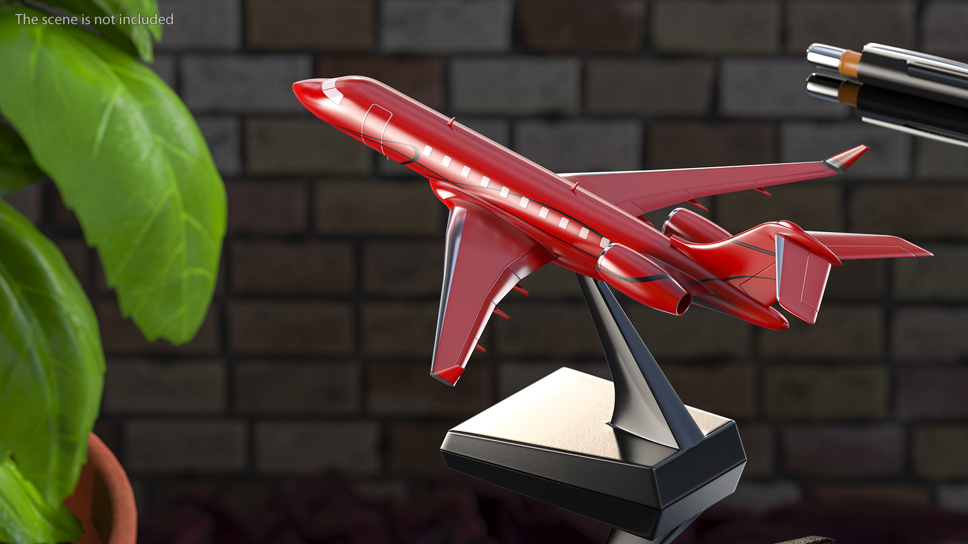 Business Jet Scale Model 3D model