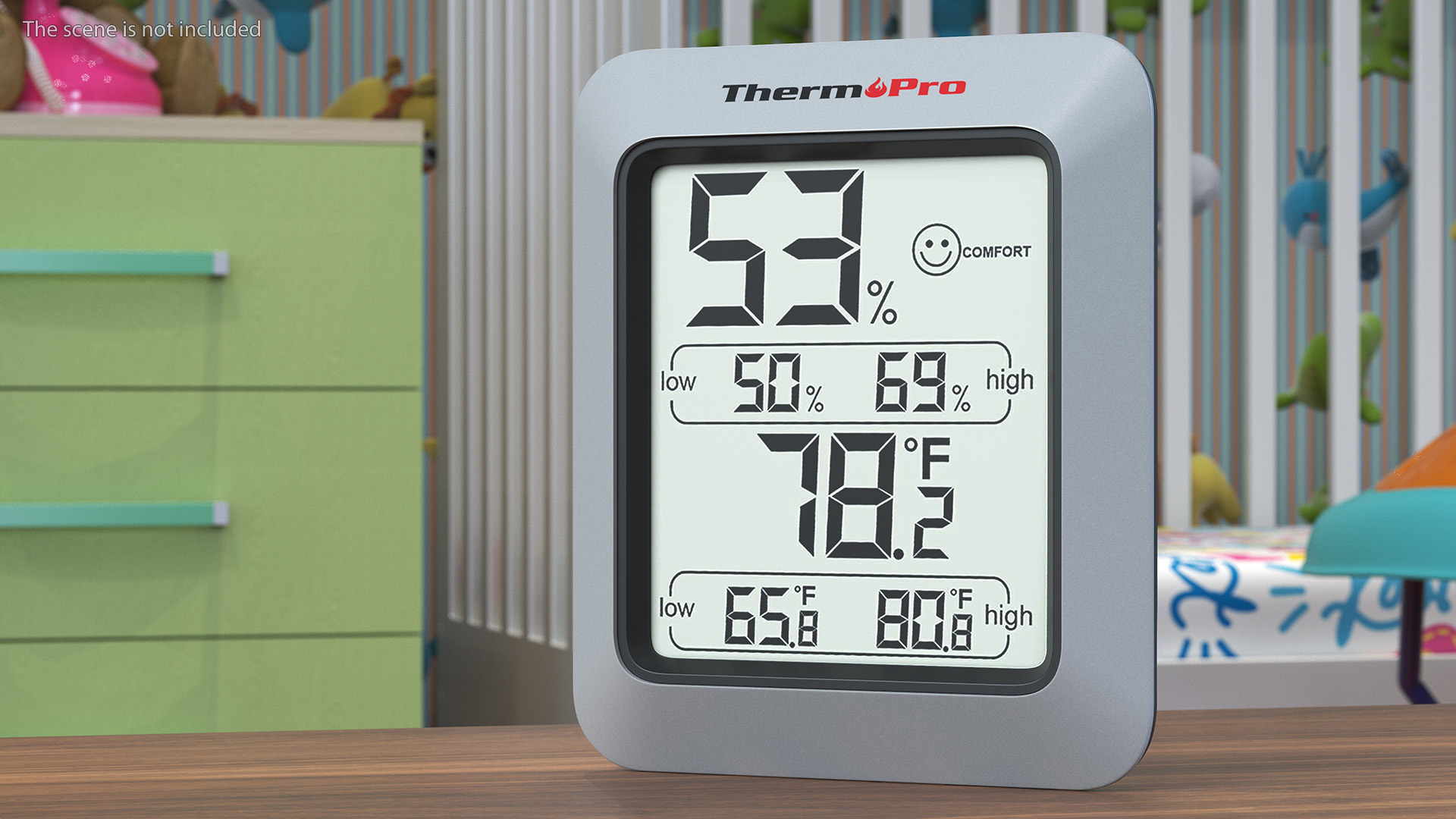 3D Digital Thermometer and Hygrometer Digital Hygrometer model