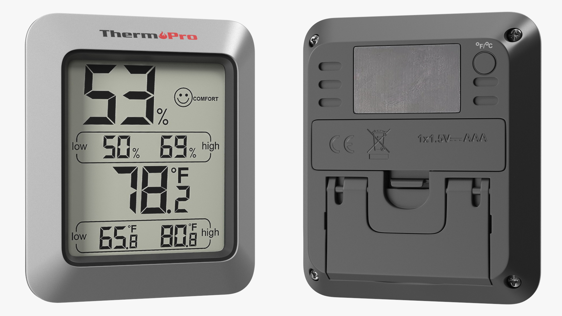 3D Digital Thermometer and Hygrometer Digital Hygrometer model