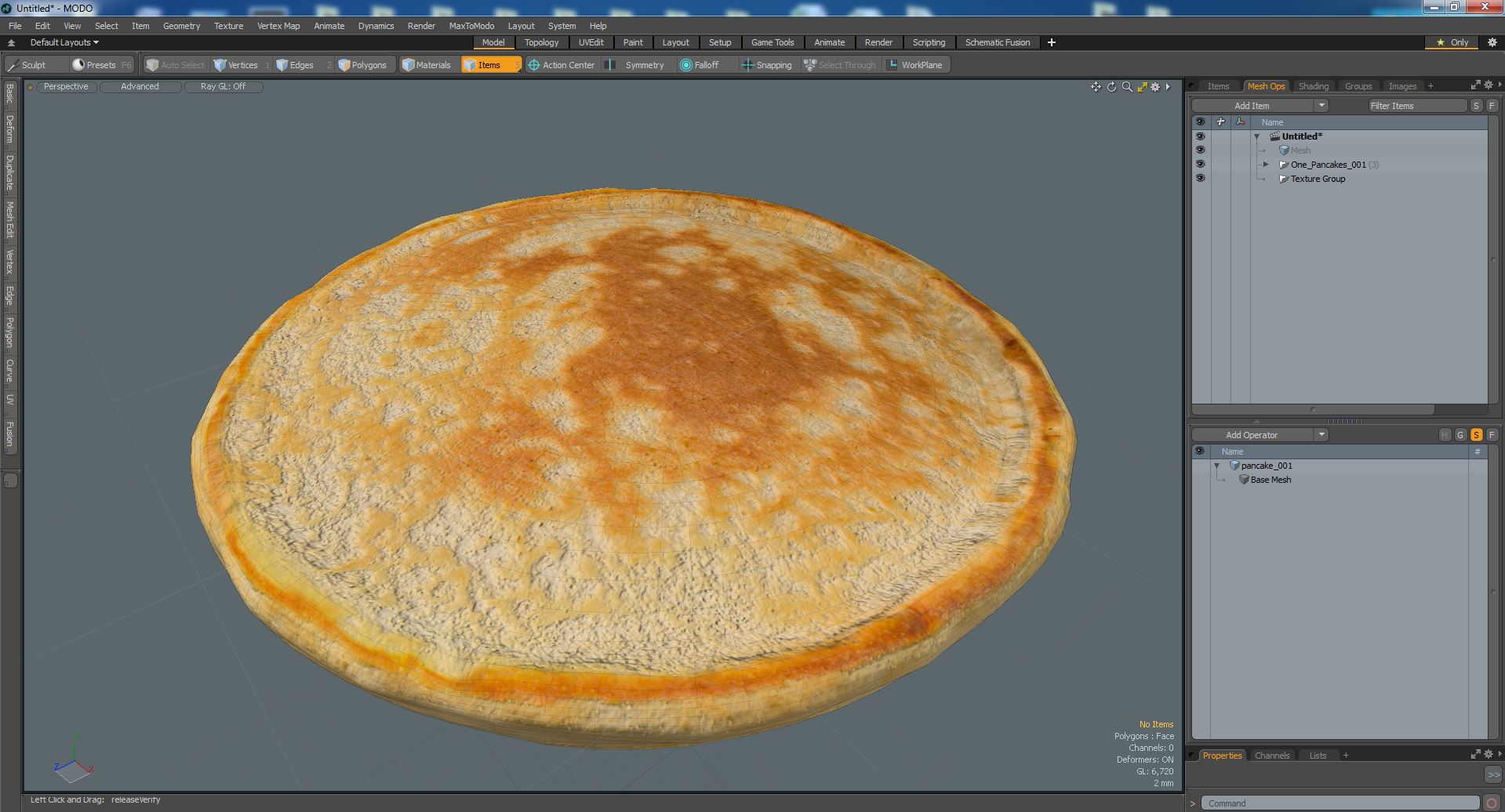 One Pancakes 3D