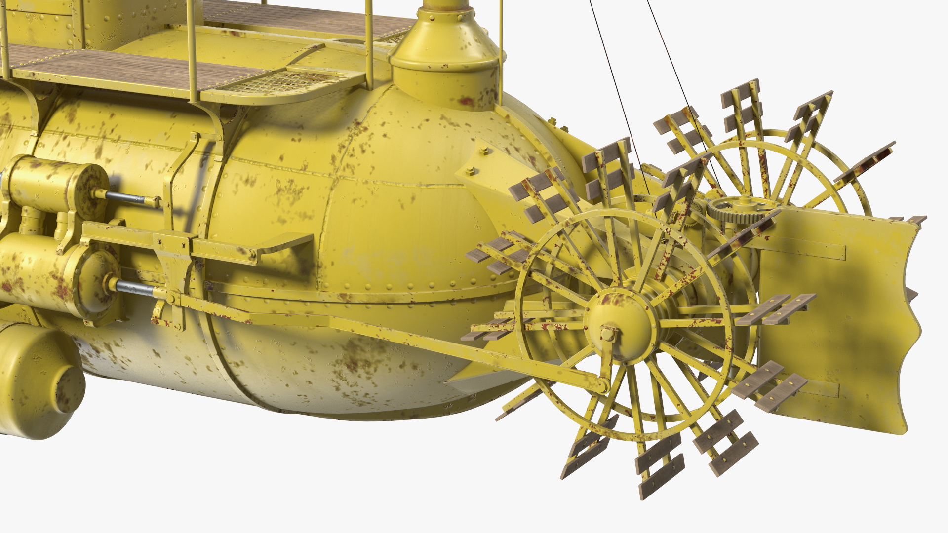 3D model Old Yellow Submarine