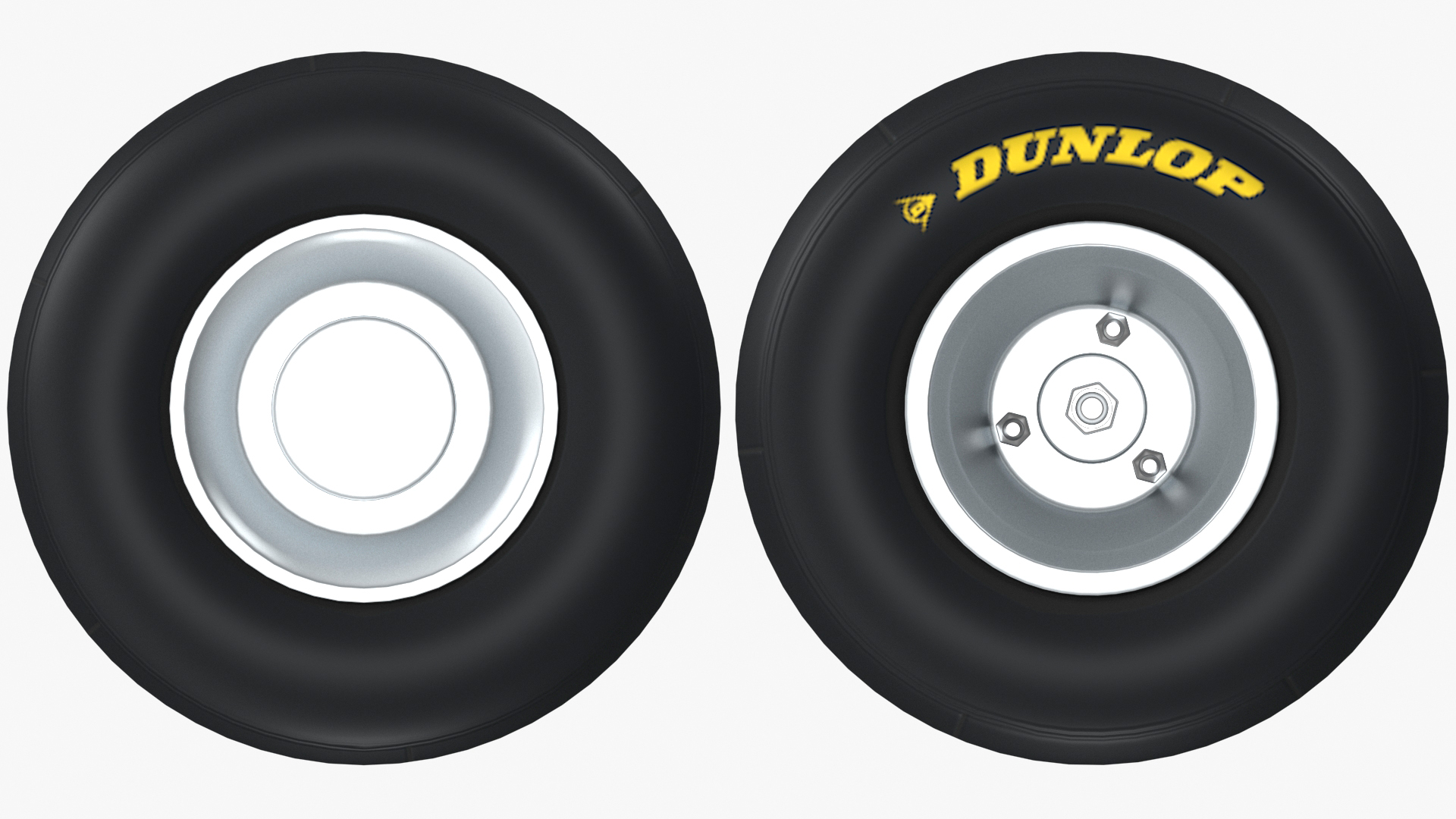 Dunlop Kart Slick Tyre 3D