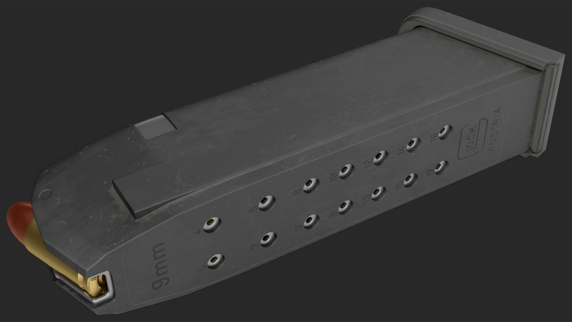 3D 9MM 10 Round Magazine