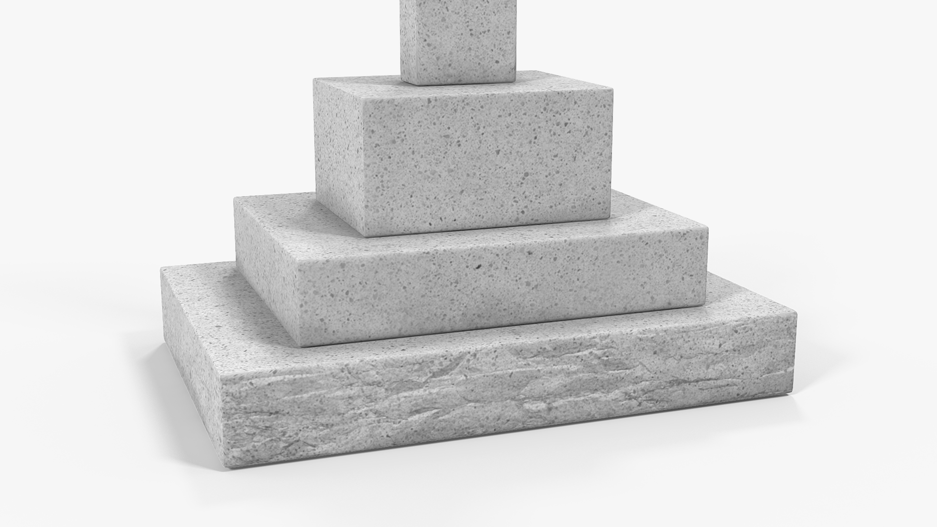 Granite Cross Memorial 3D