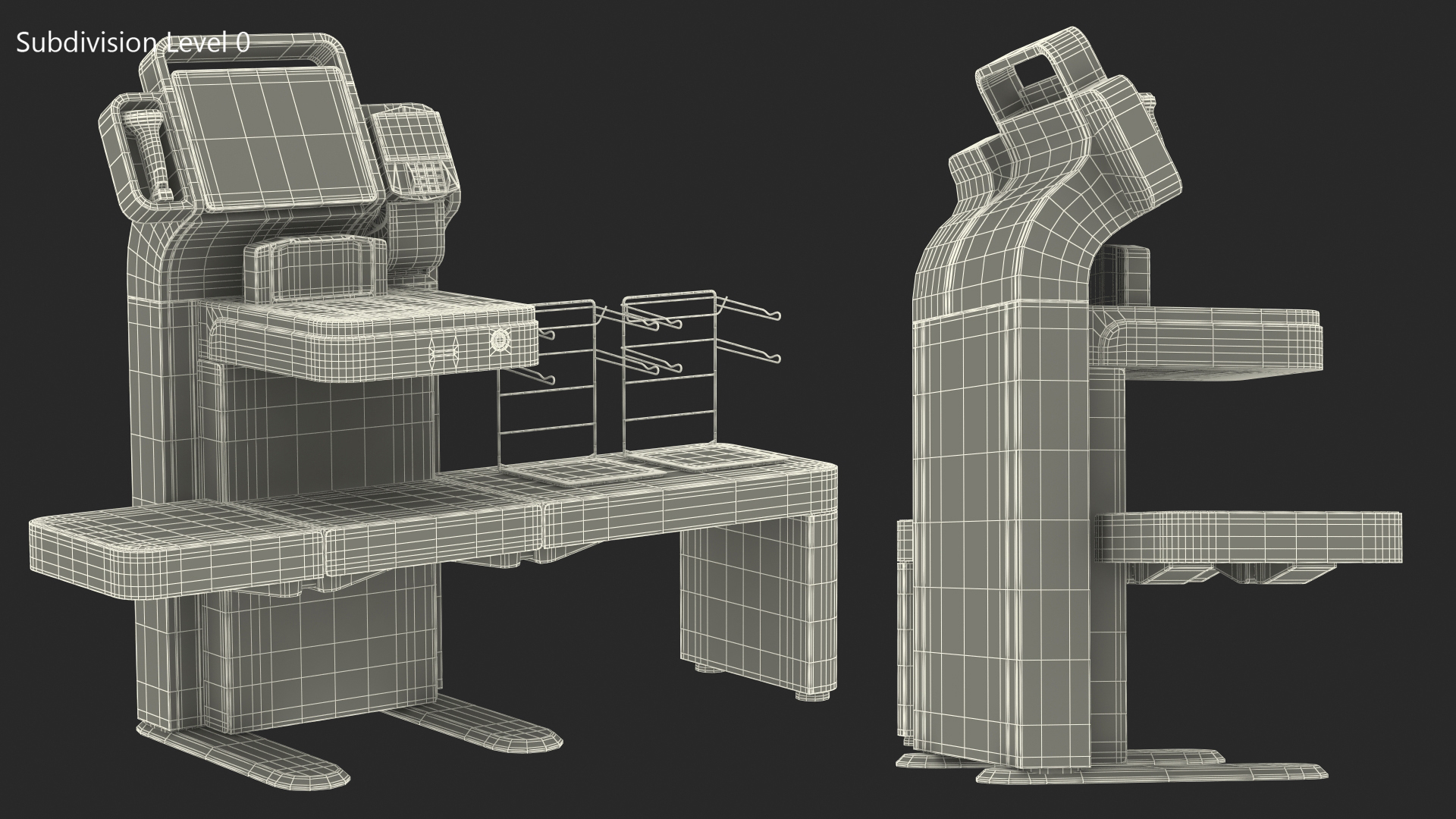 Self Checkout Retail System 3D