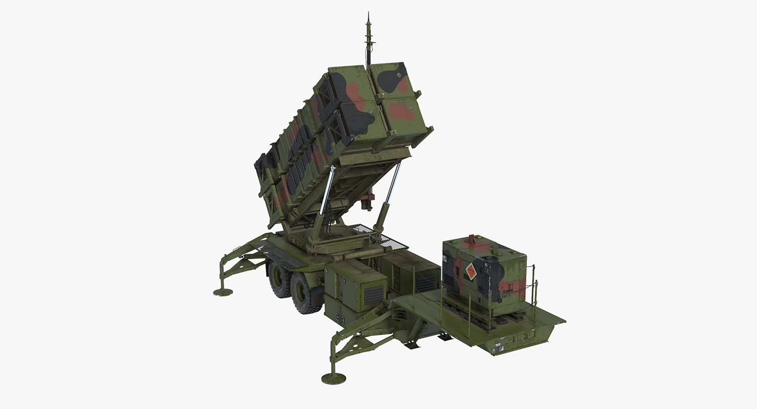 3D model MIM 104 Patriot SAM Battle Position