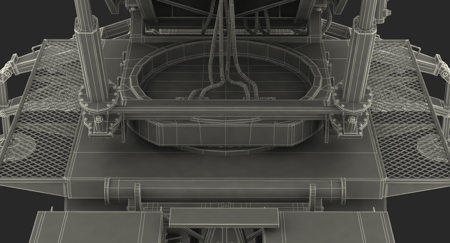 3D model MIM 104 Patriot SAM Battle Position