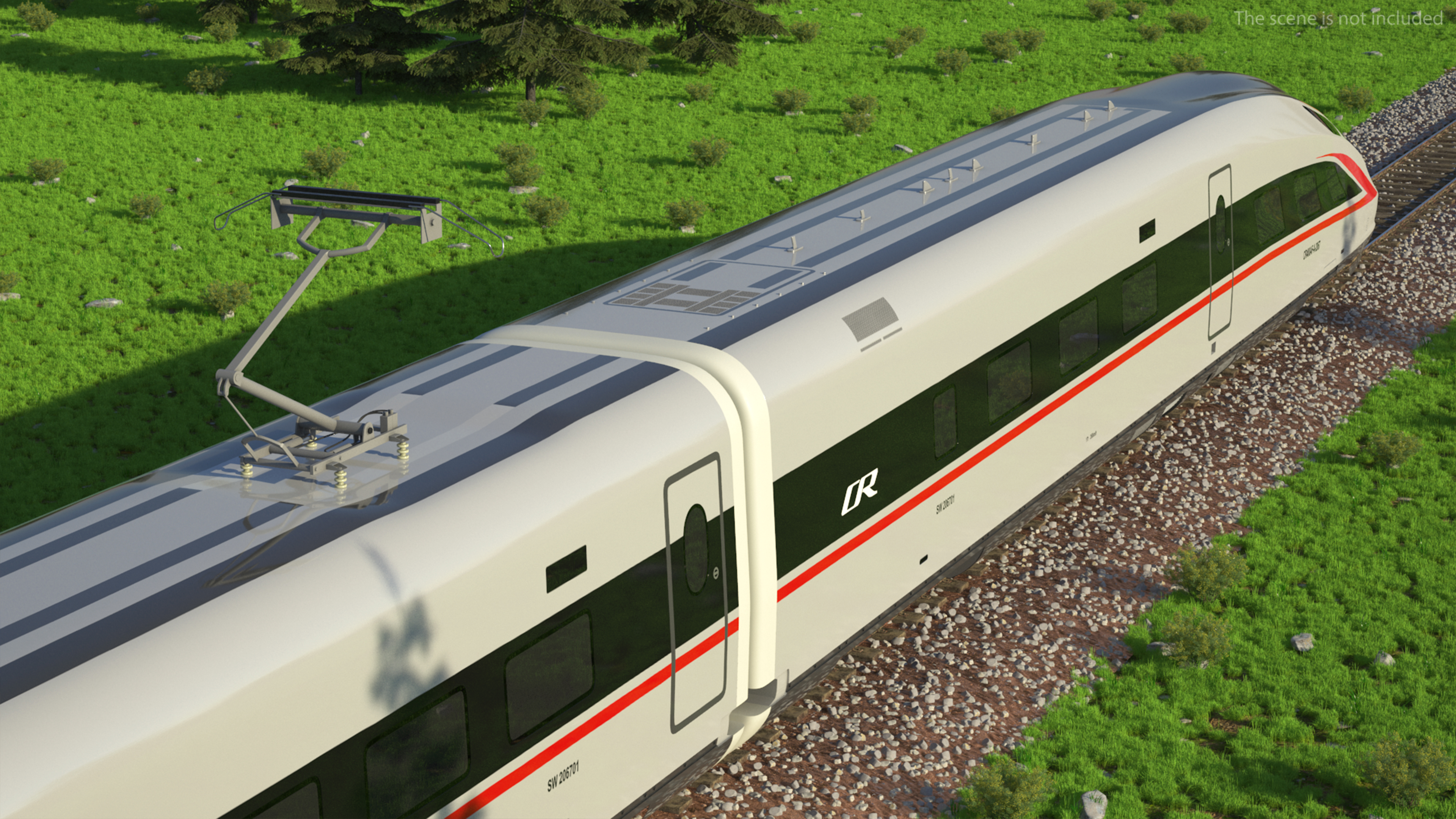 3D CR400 Fuxing Train model