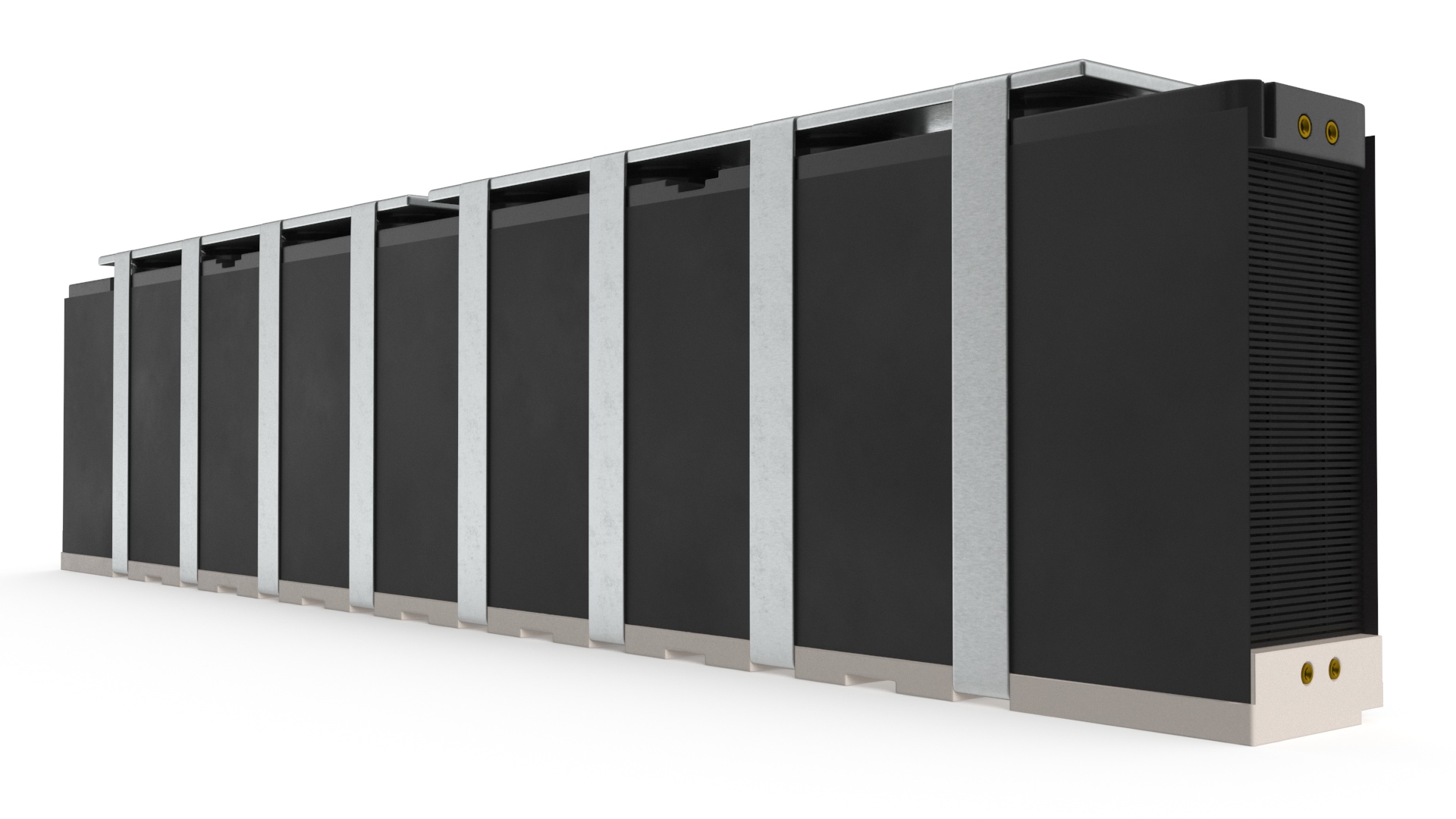 3D Fuel Cell Stack with Rated Power of 10 kW