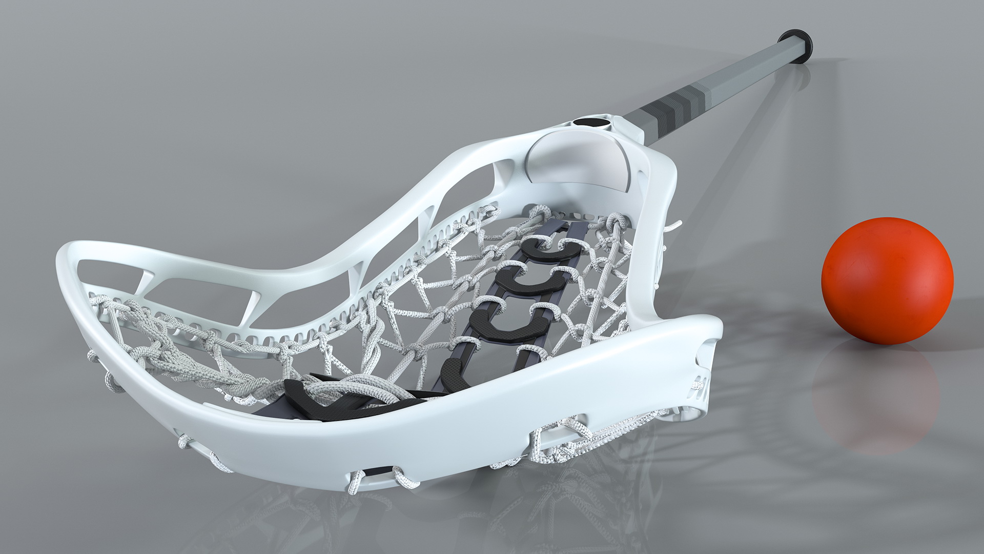 Lacrosse Stick Generic with Ball 3D