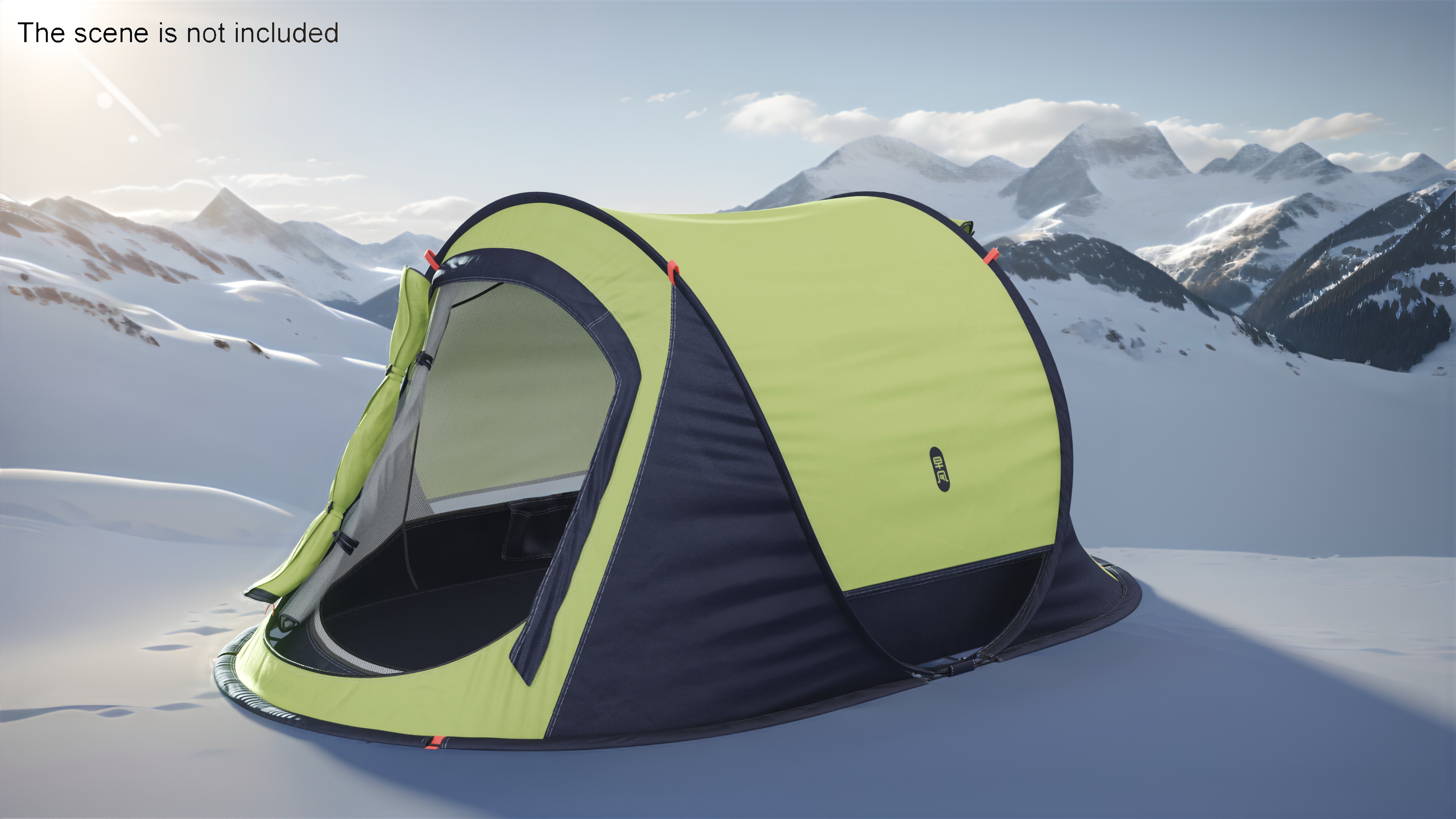 3D Opened Camping Tent Xiaomi