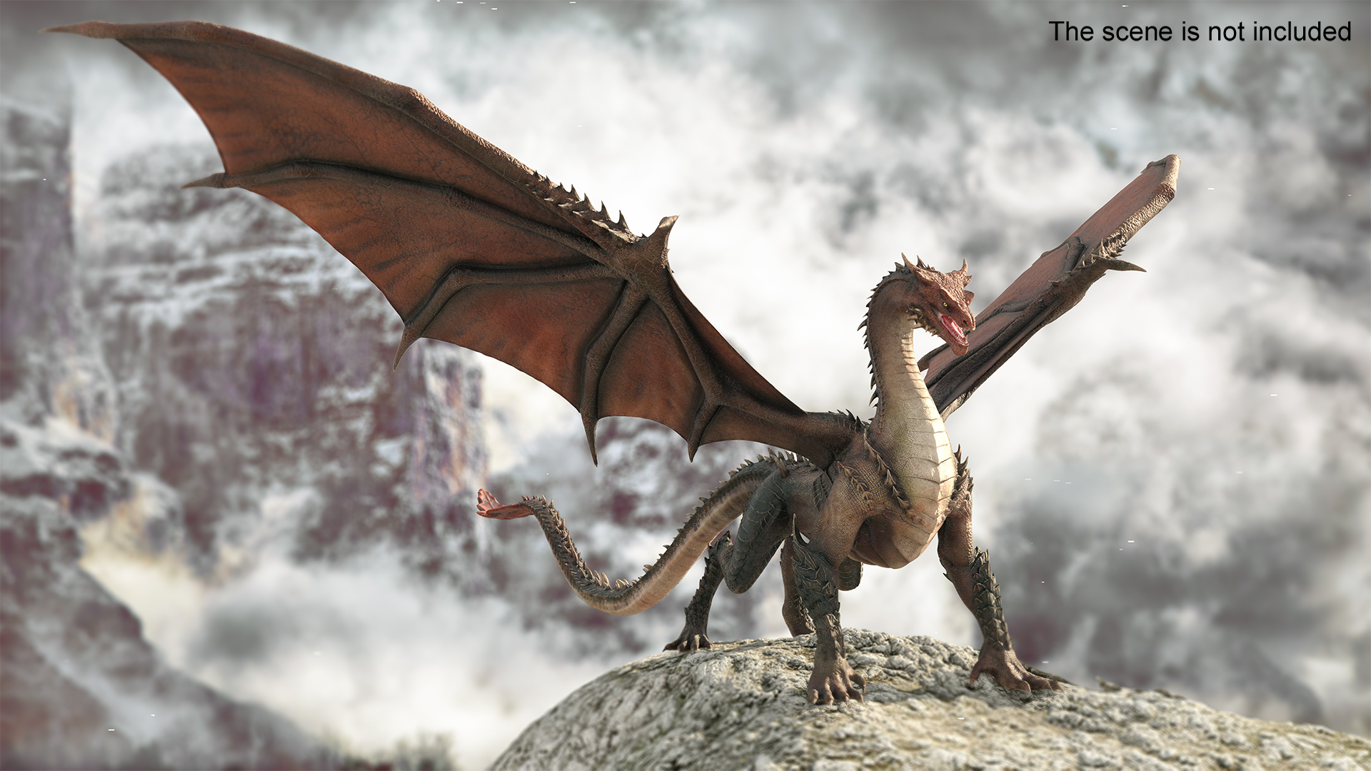 Dragon Mythical Creature 3D model