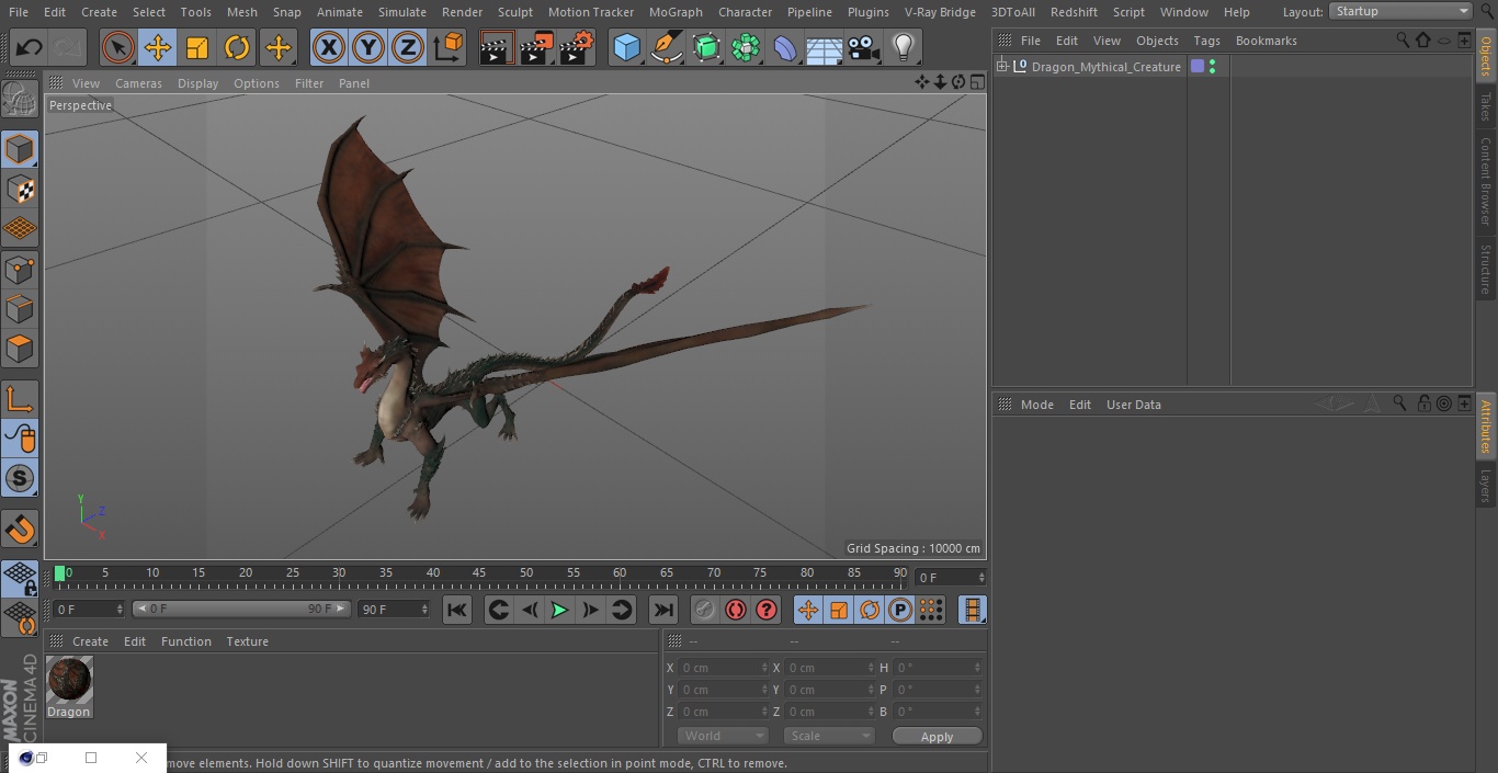 Dragon Mythical Creature 3D model