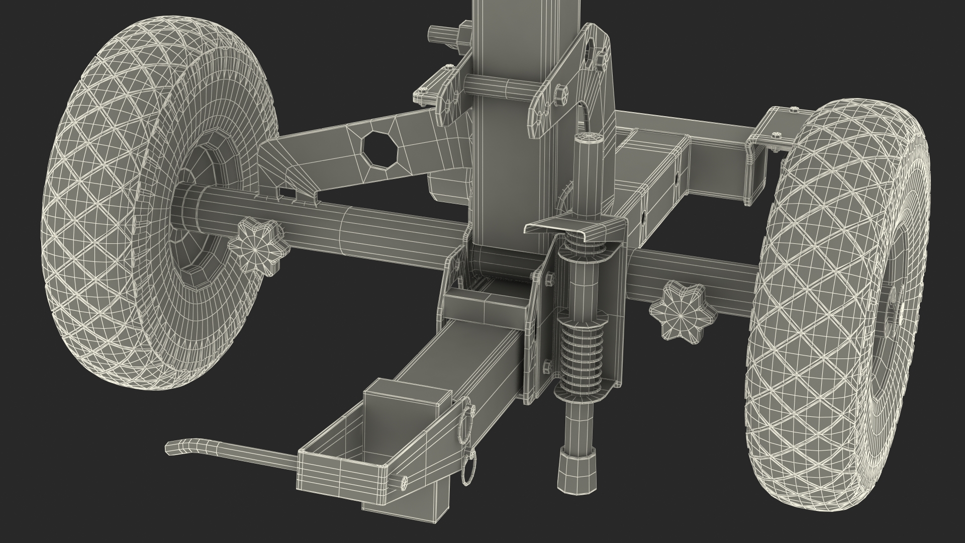 3D model Heavydrive Glass Transportation Device Rigged