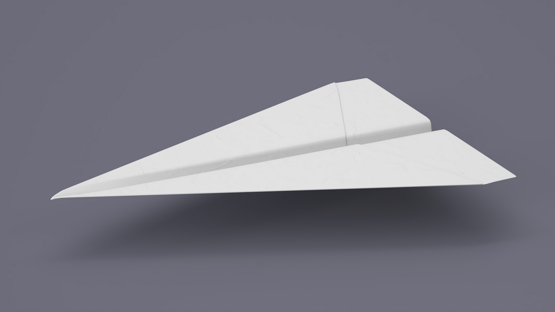 Realistic Paper Airplane 3D model