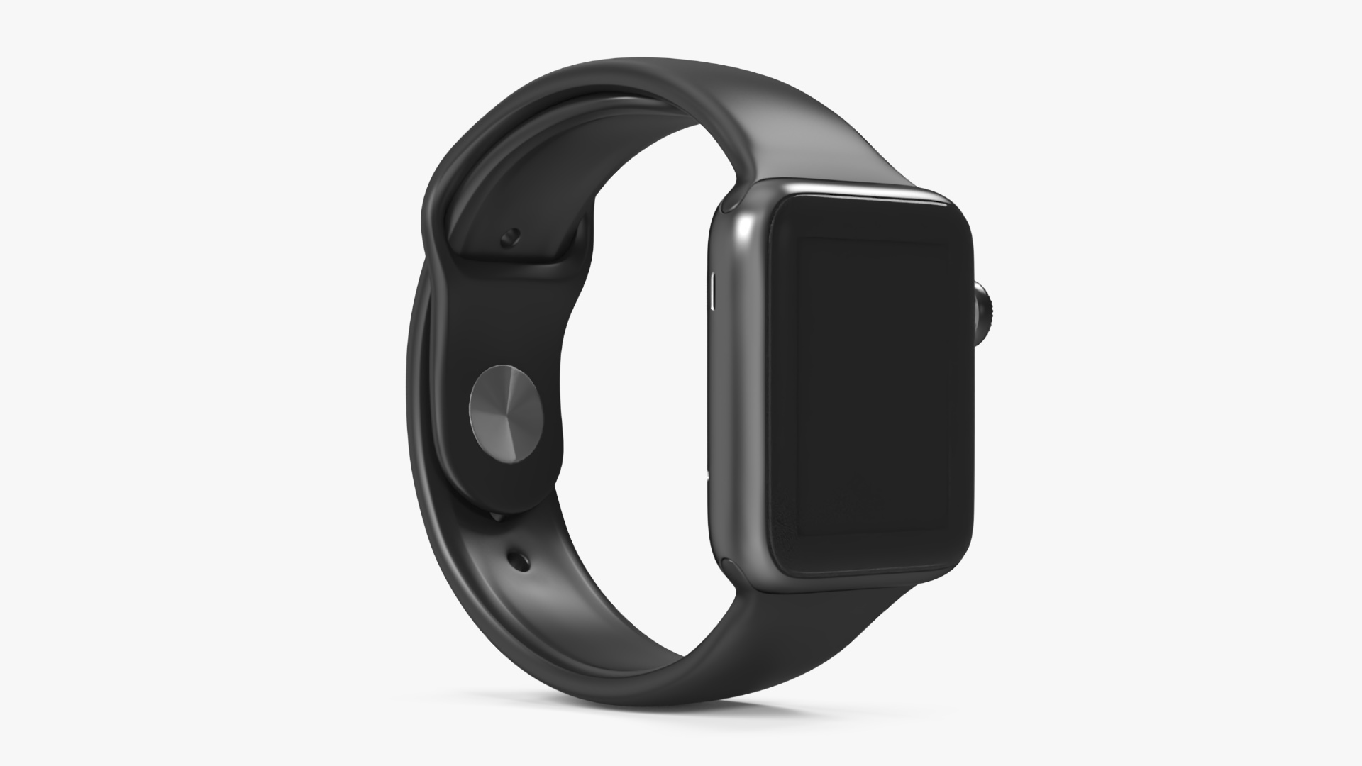 3D Apple Watch with Sports Band model