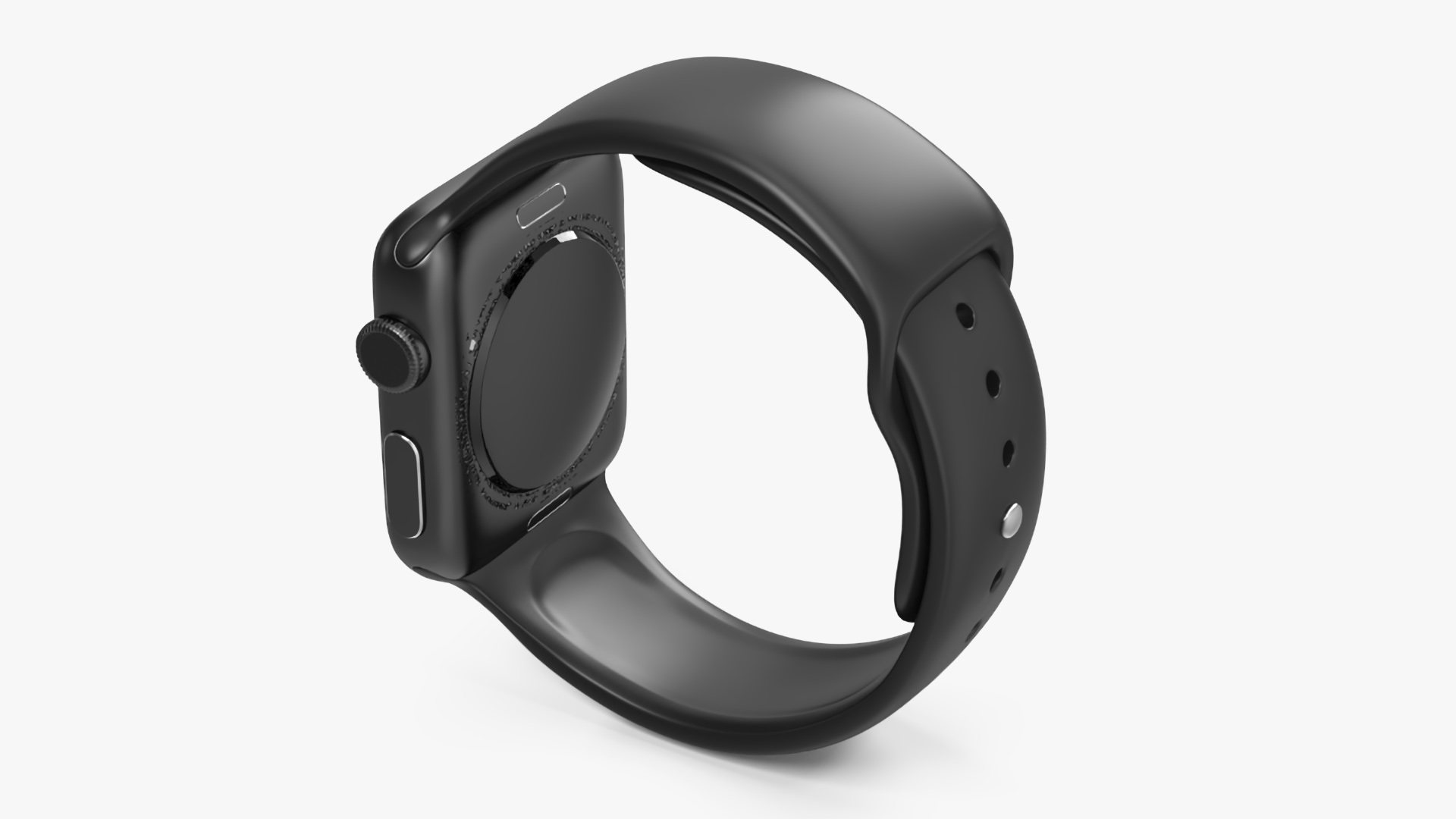 3D Apple Watch with Sports Band model