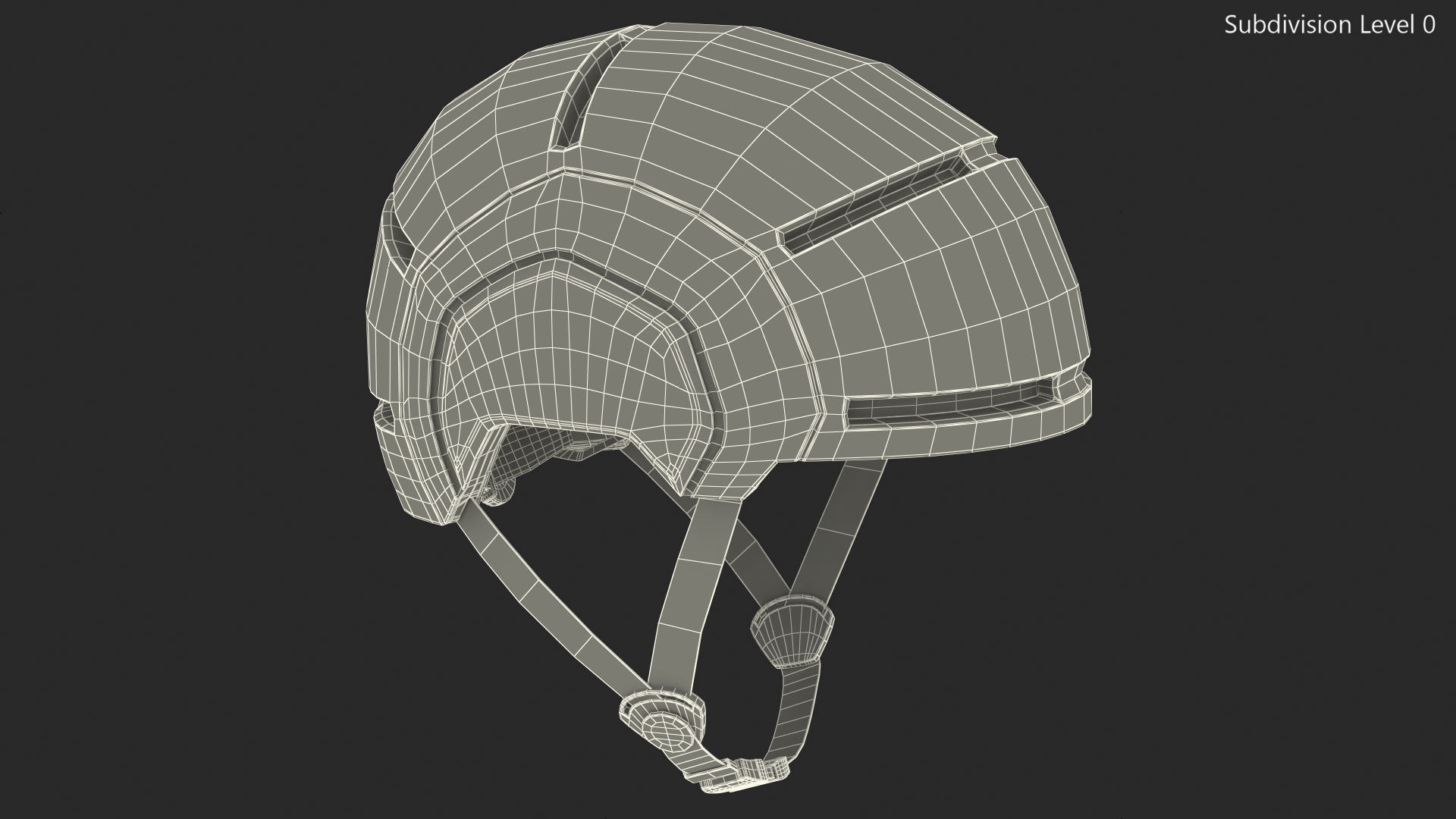 3D model Helmet Black Generic