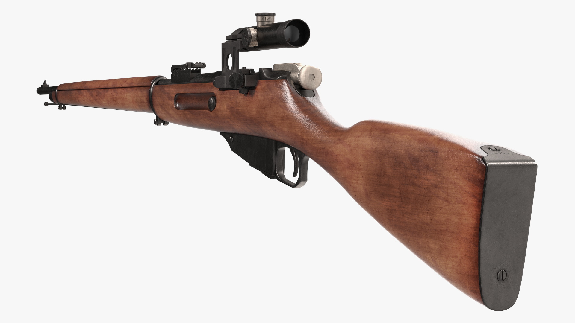 Mosin Nagant M1891 with Scope 3D model