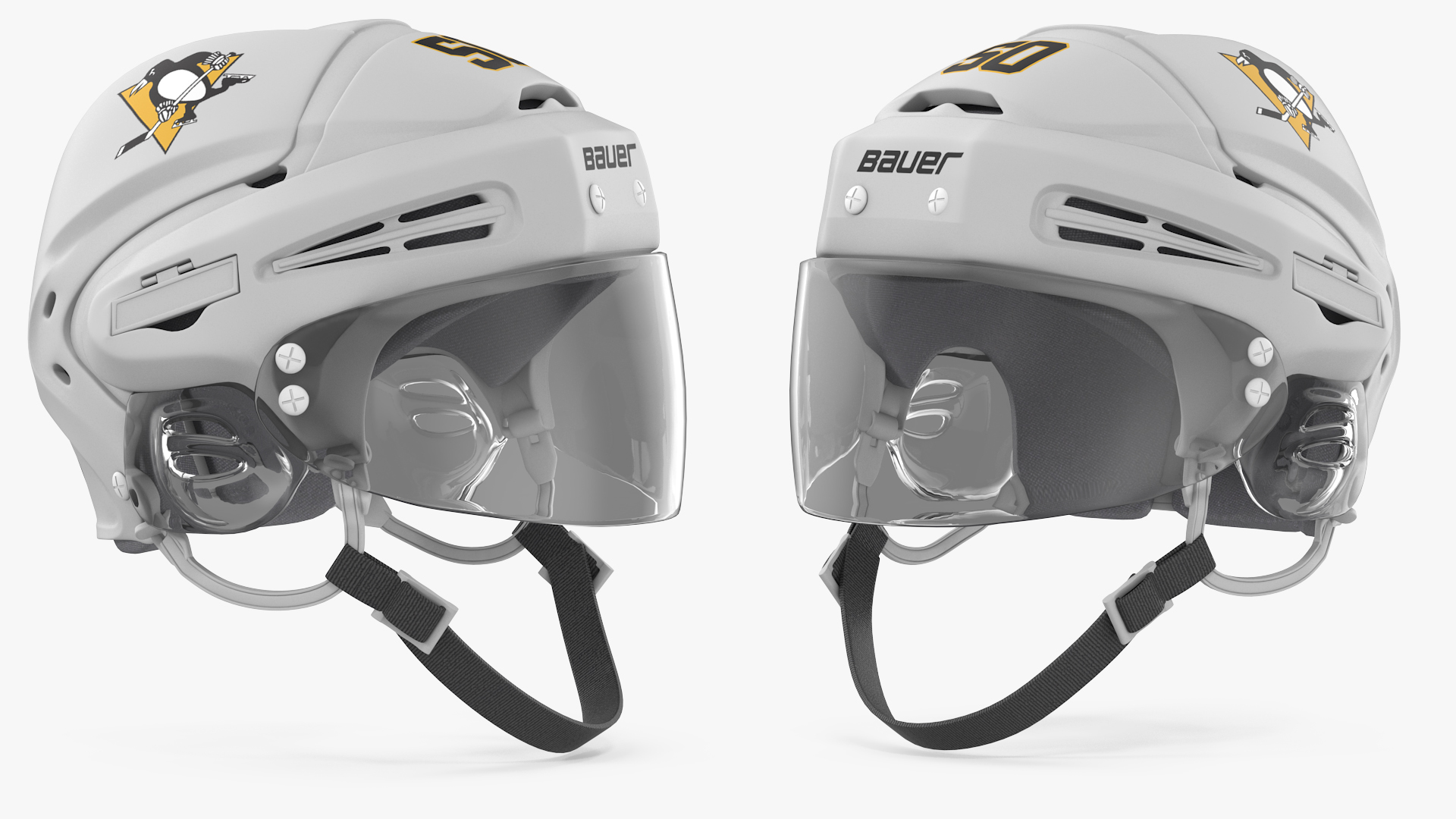 3D Hockey Helmet Pittsburgh Penguins model