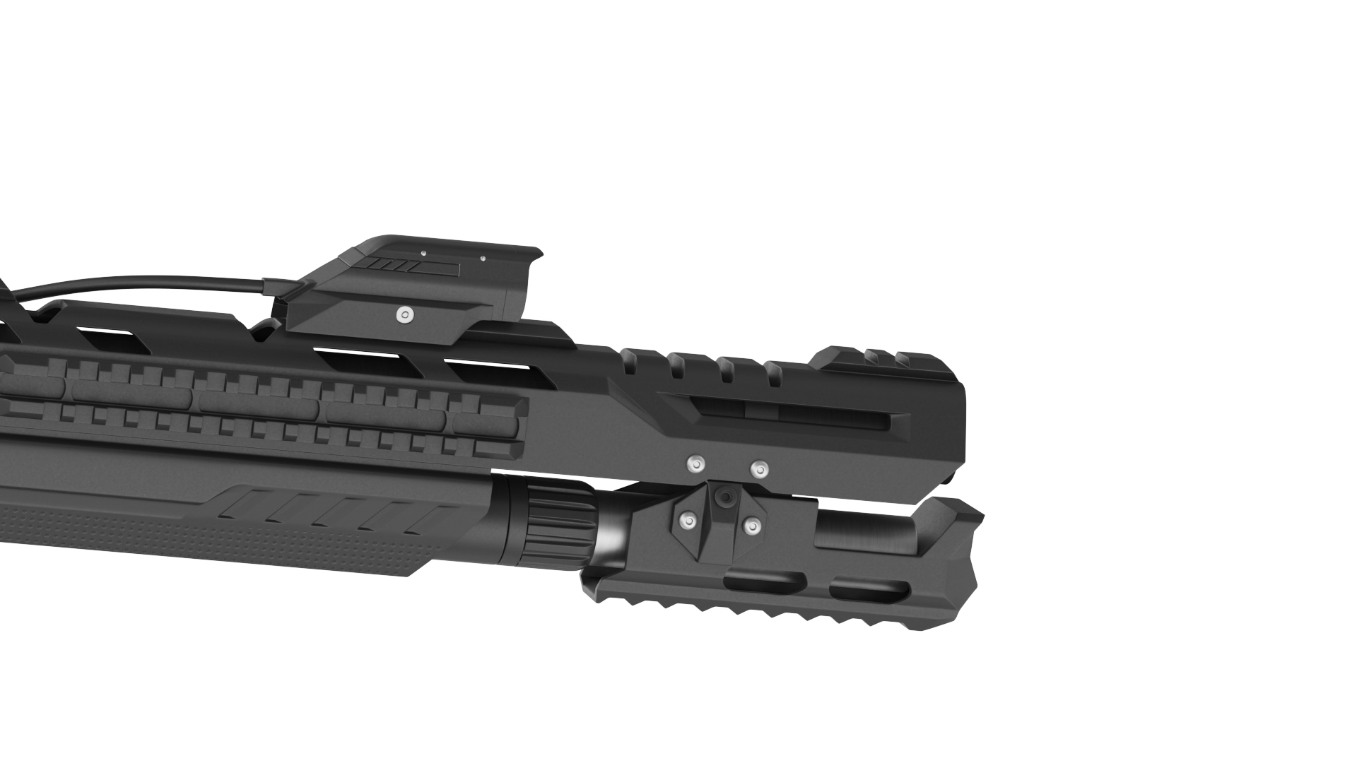 Kalashnikov Shotgun MP 155 Ultima Black 3D model