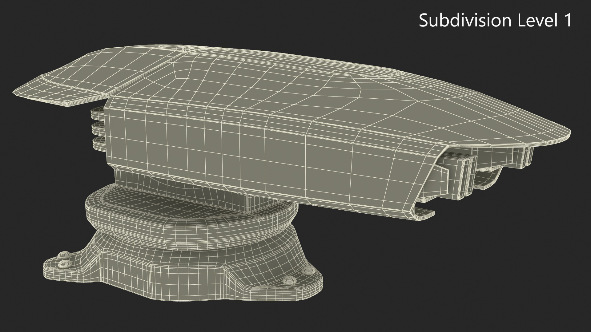 Fighter Turret 3D model