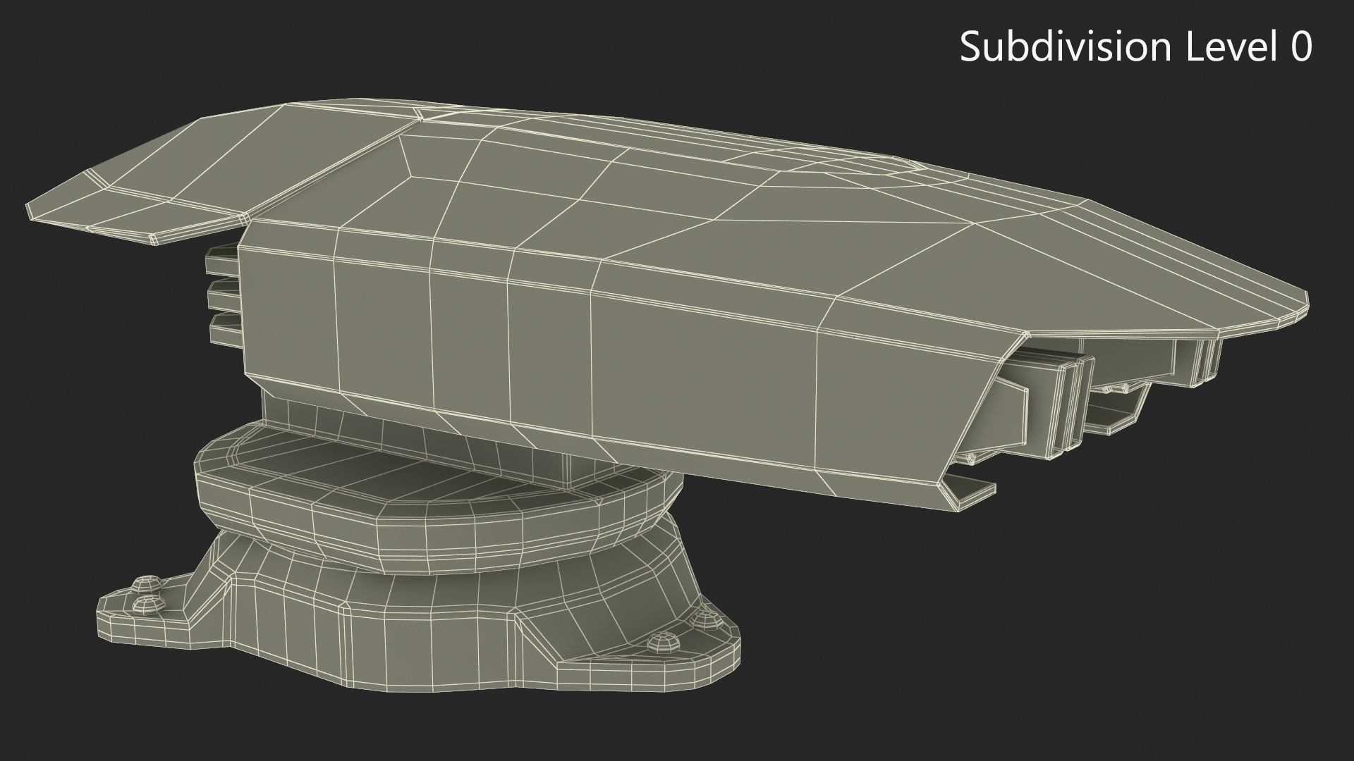 Fighter Turret 3D model