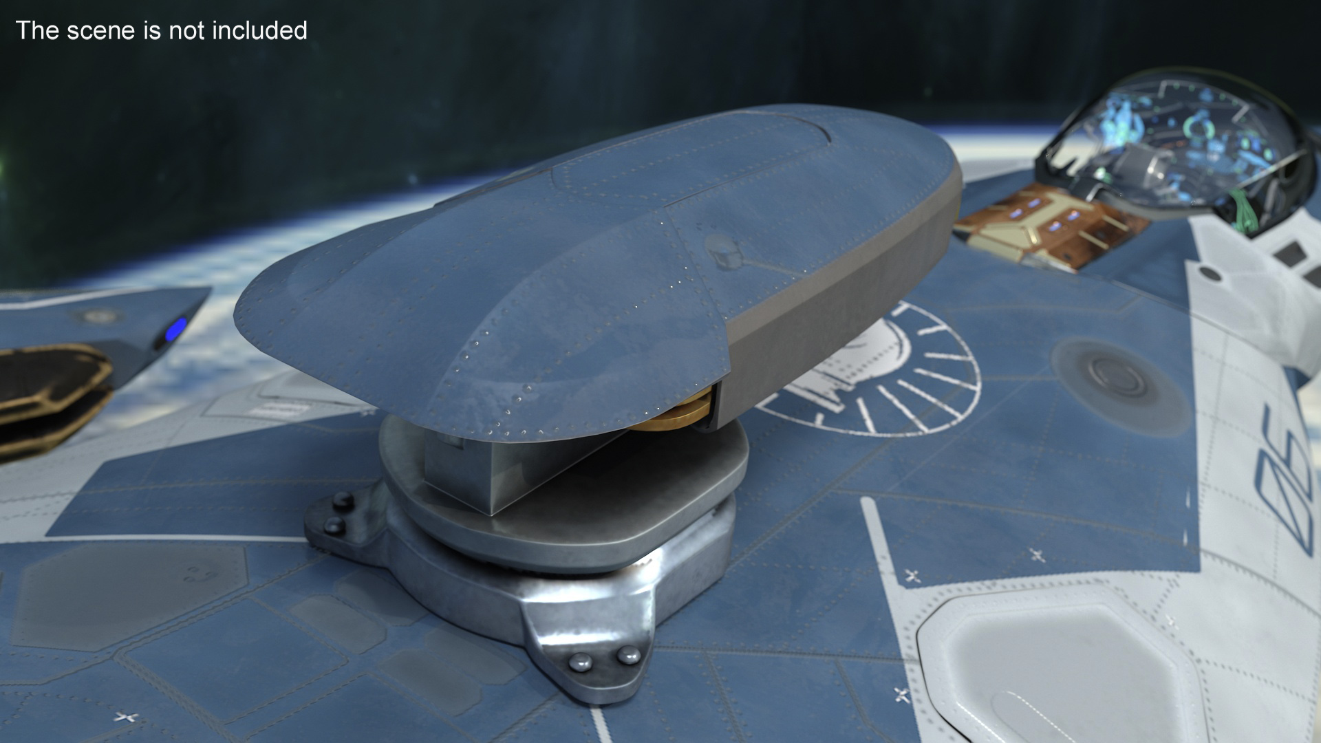 Fighter Turret 3D model