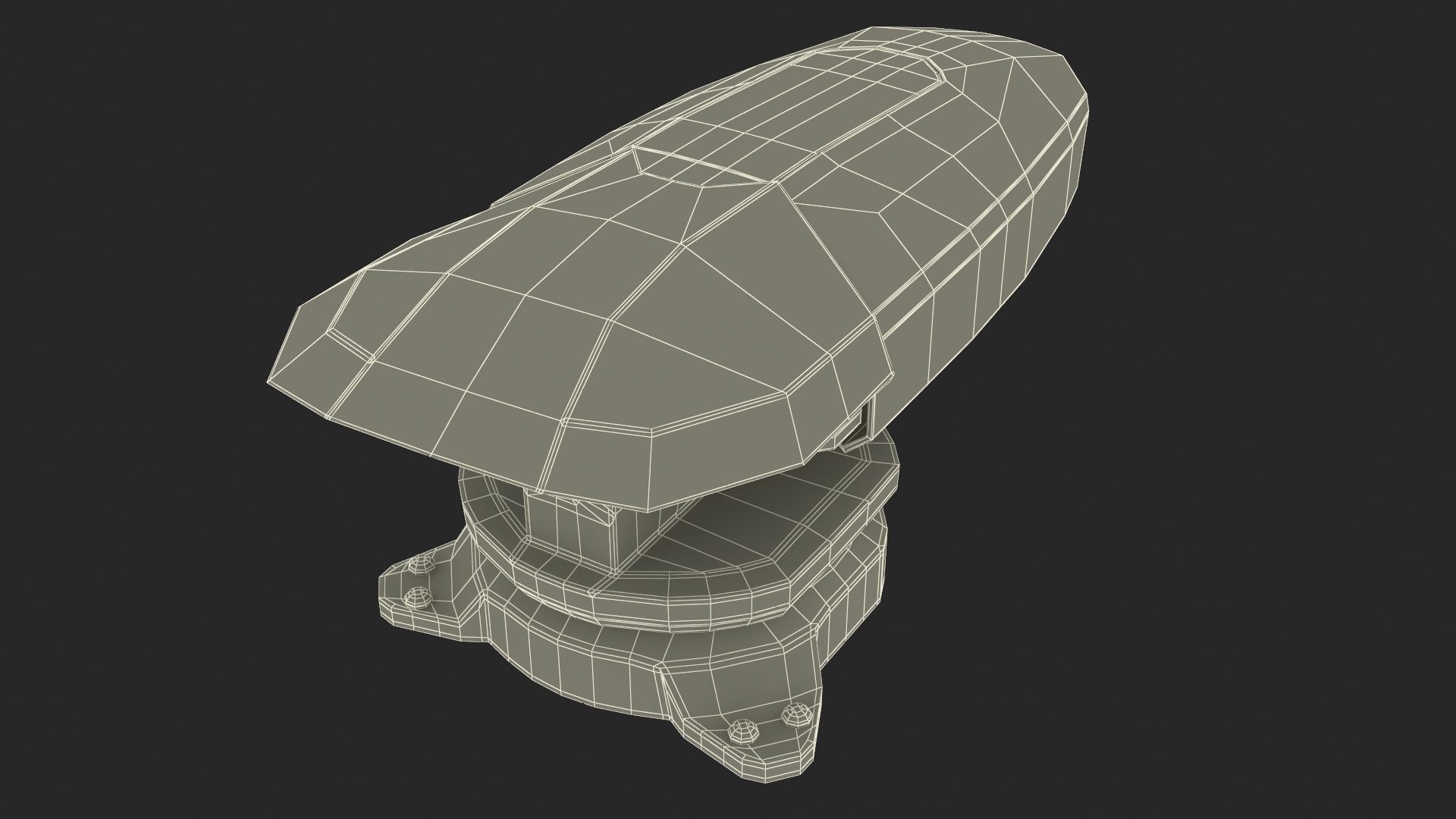 Fighter Turret 3D model