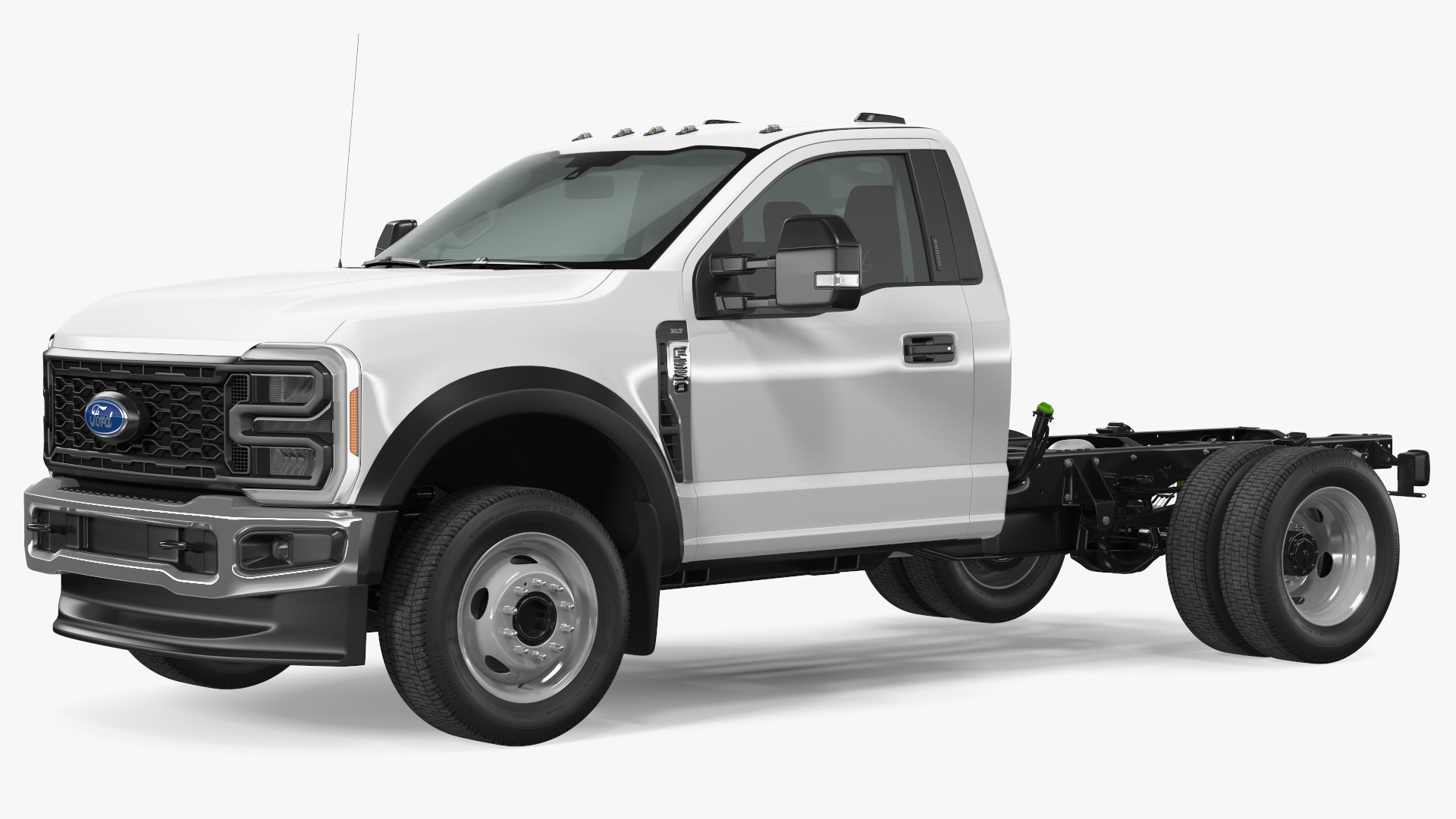 Ford Super Duty F550 Two Doors Rigged 3D