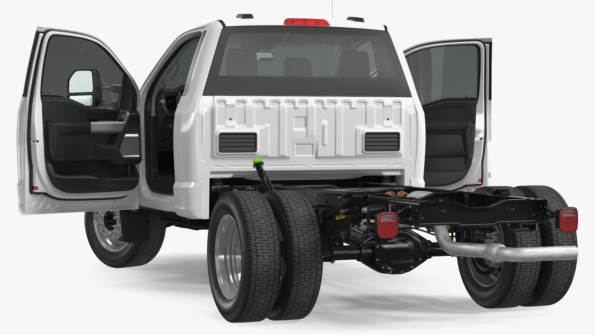 Ford Super Duty F550 Two Doors Rigged 3D