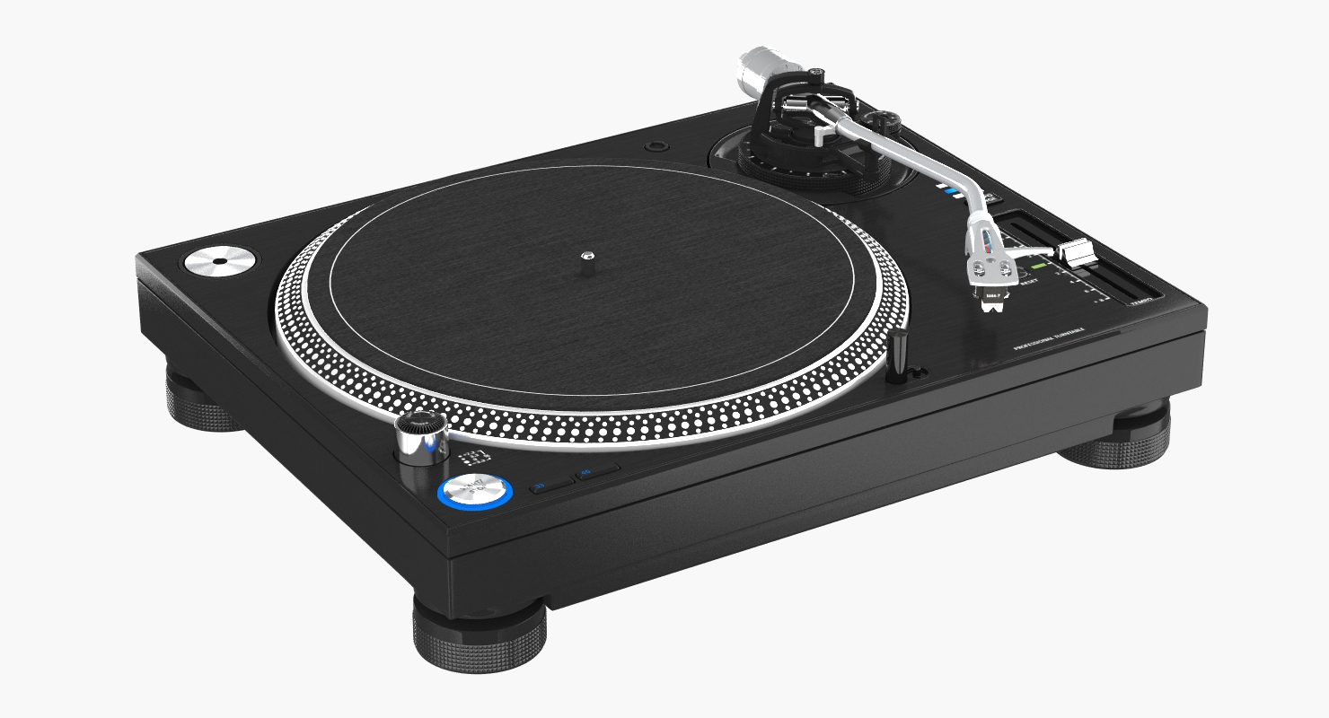 3D model Professional DJ Turntable