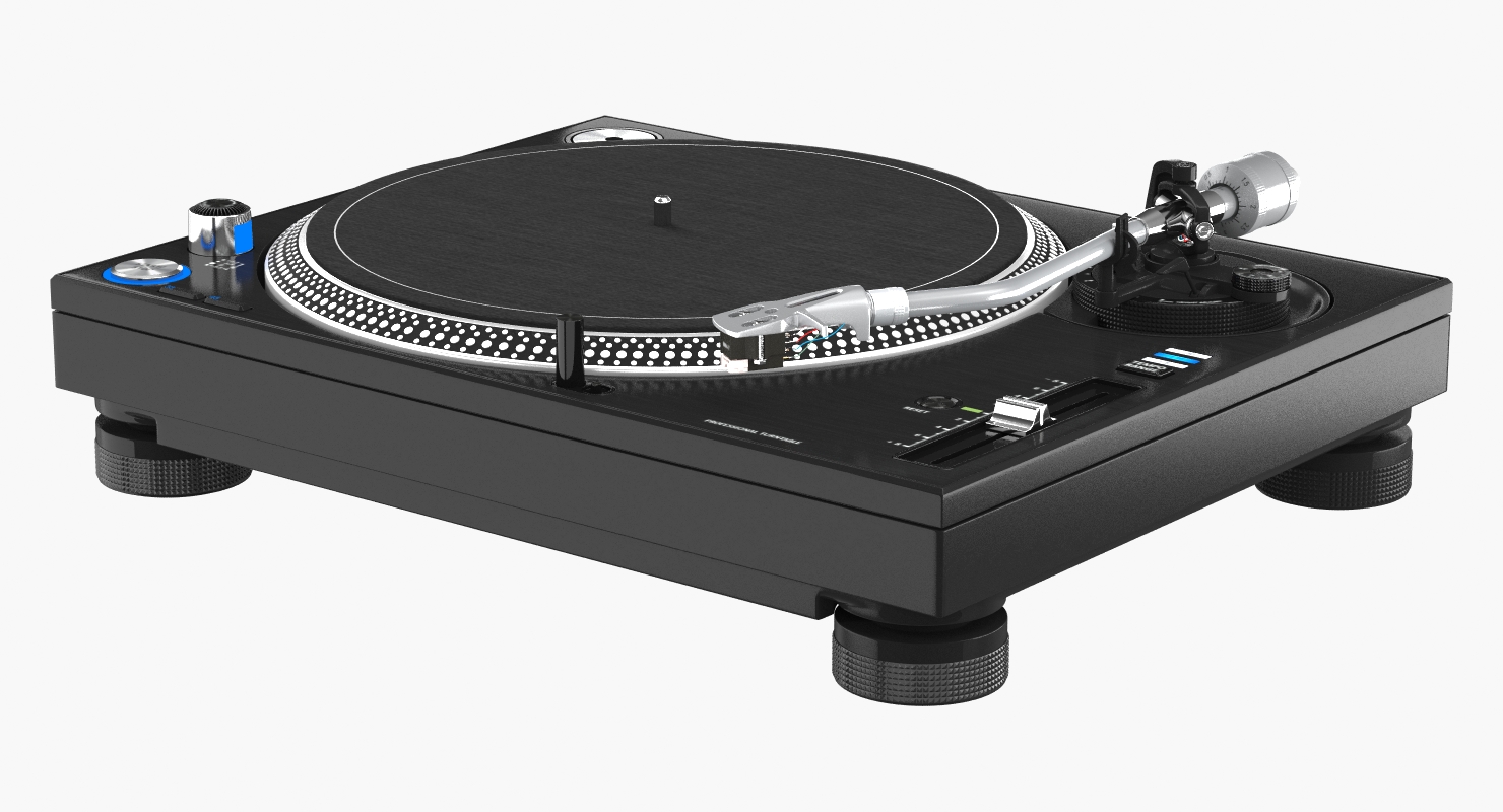 3D model Professional DJ Turntable