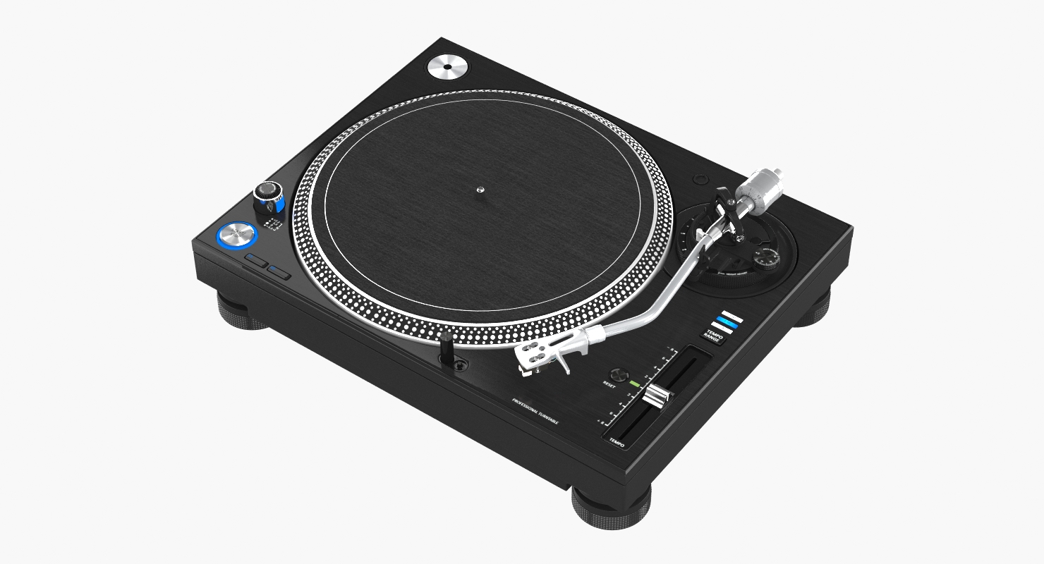 3D model Professional DJ Turntable