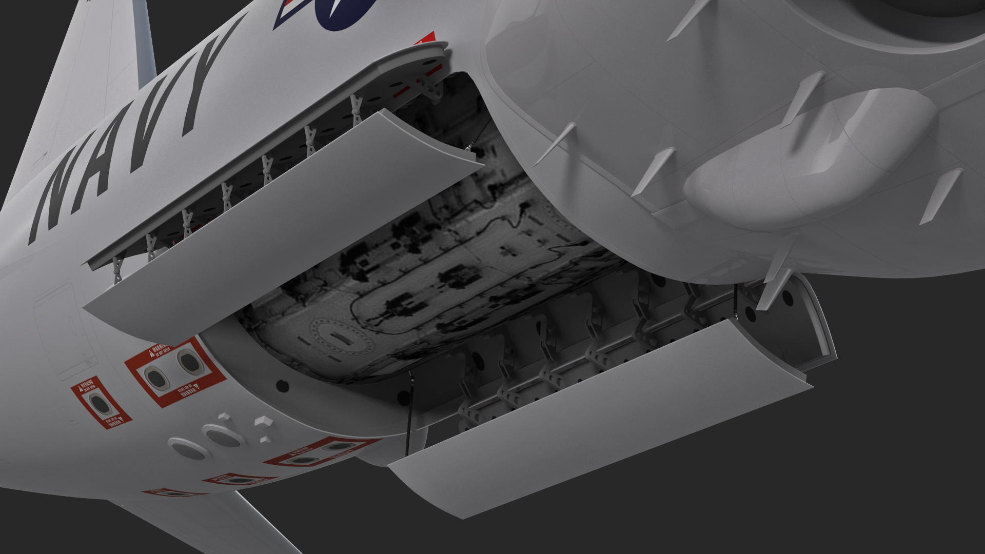 Boeing P-8 Poseidon Military Aircraft 3D