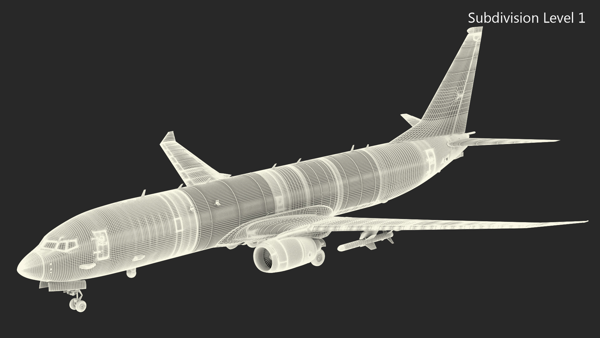 Boeing P-8 Poseidon Military Aircraft 3D