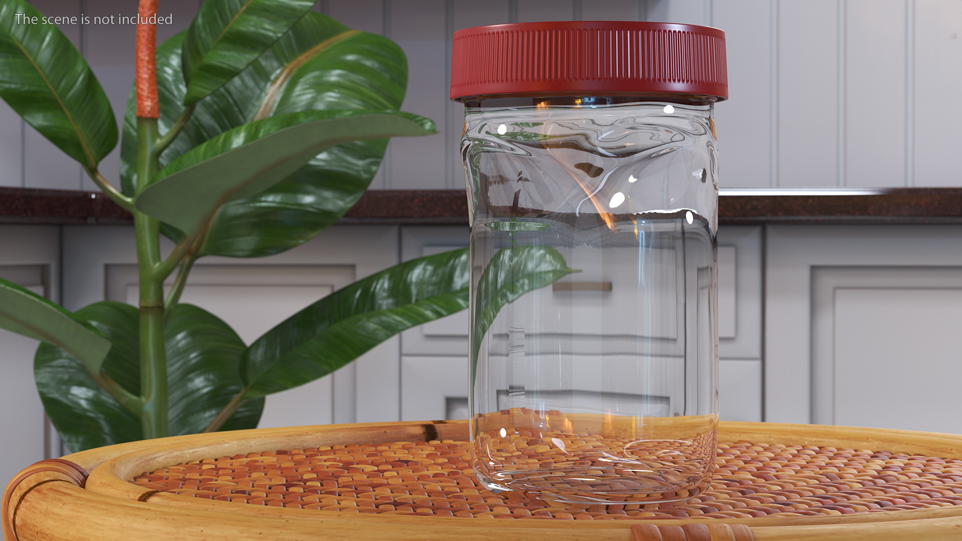 3D model Empty Glass Pot