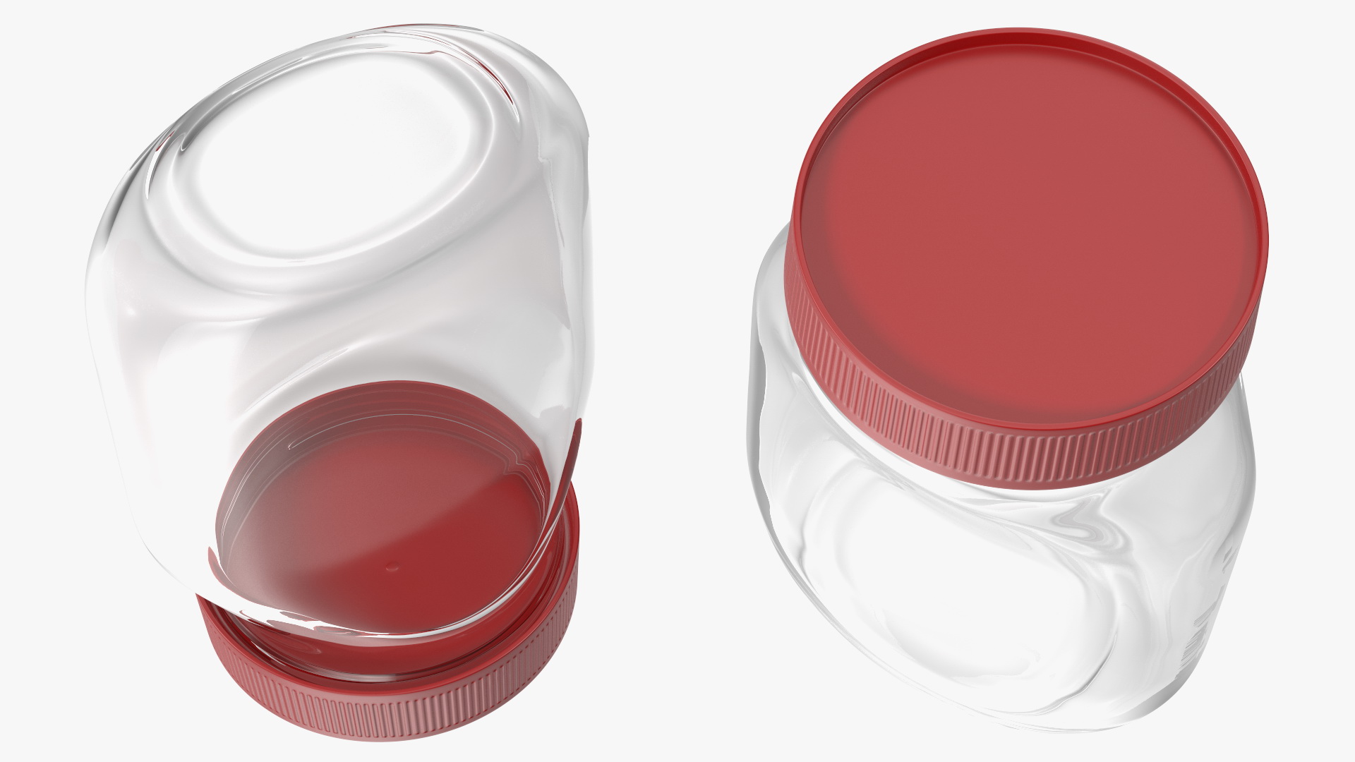 3D model Empty Glass Pot