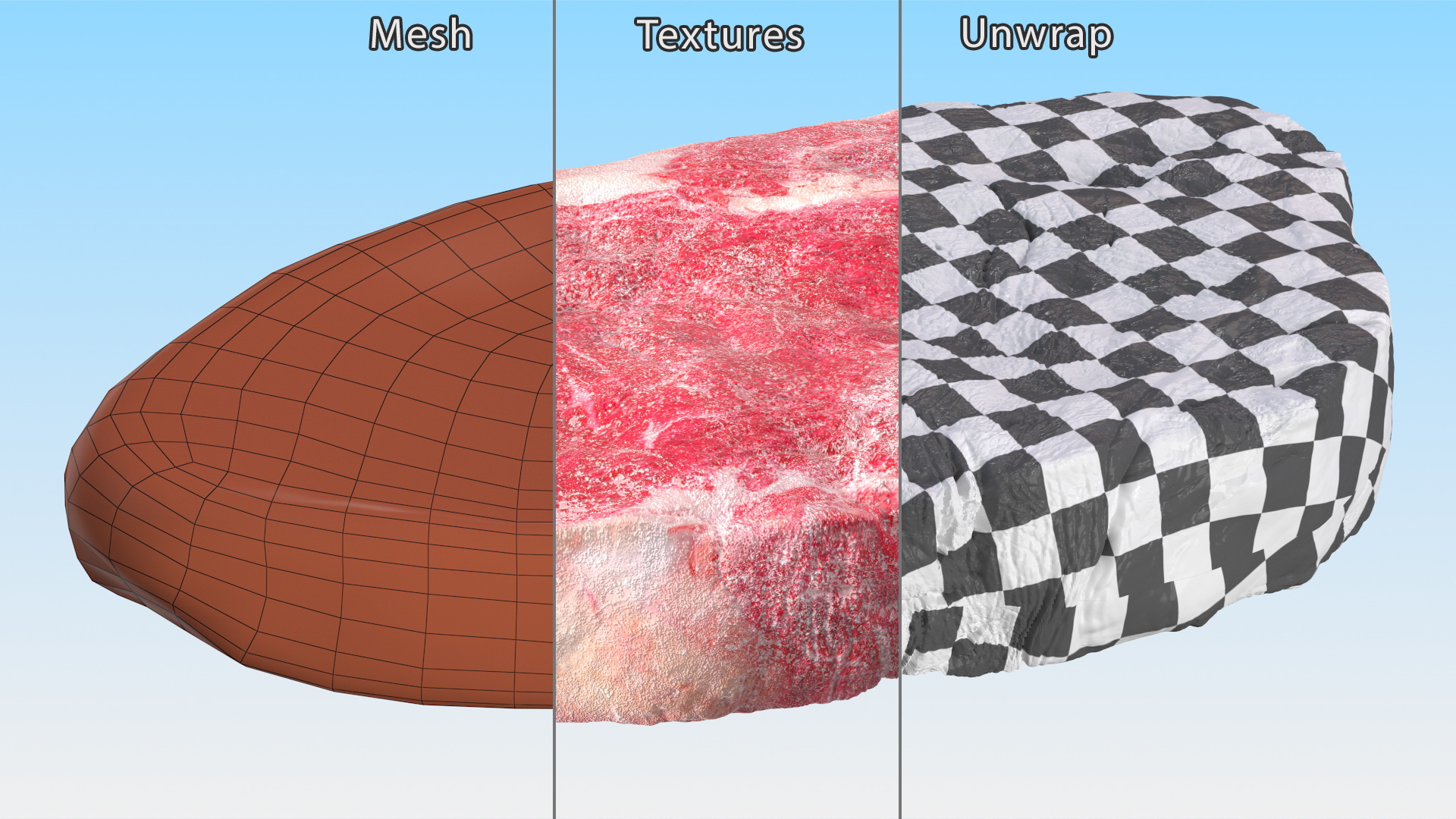 Meat Slice Frozen 3D