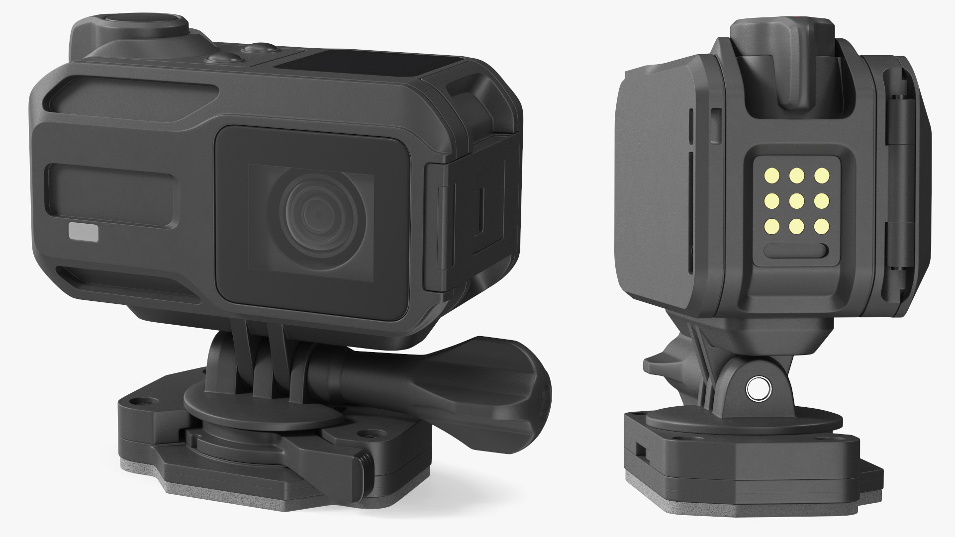 3D model Helmet Action Camera