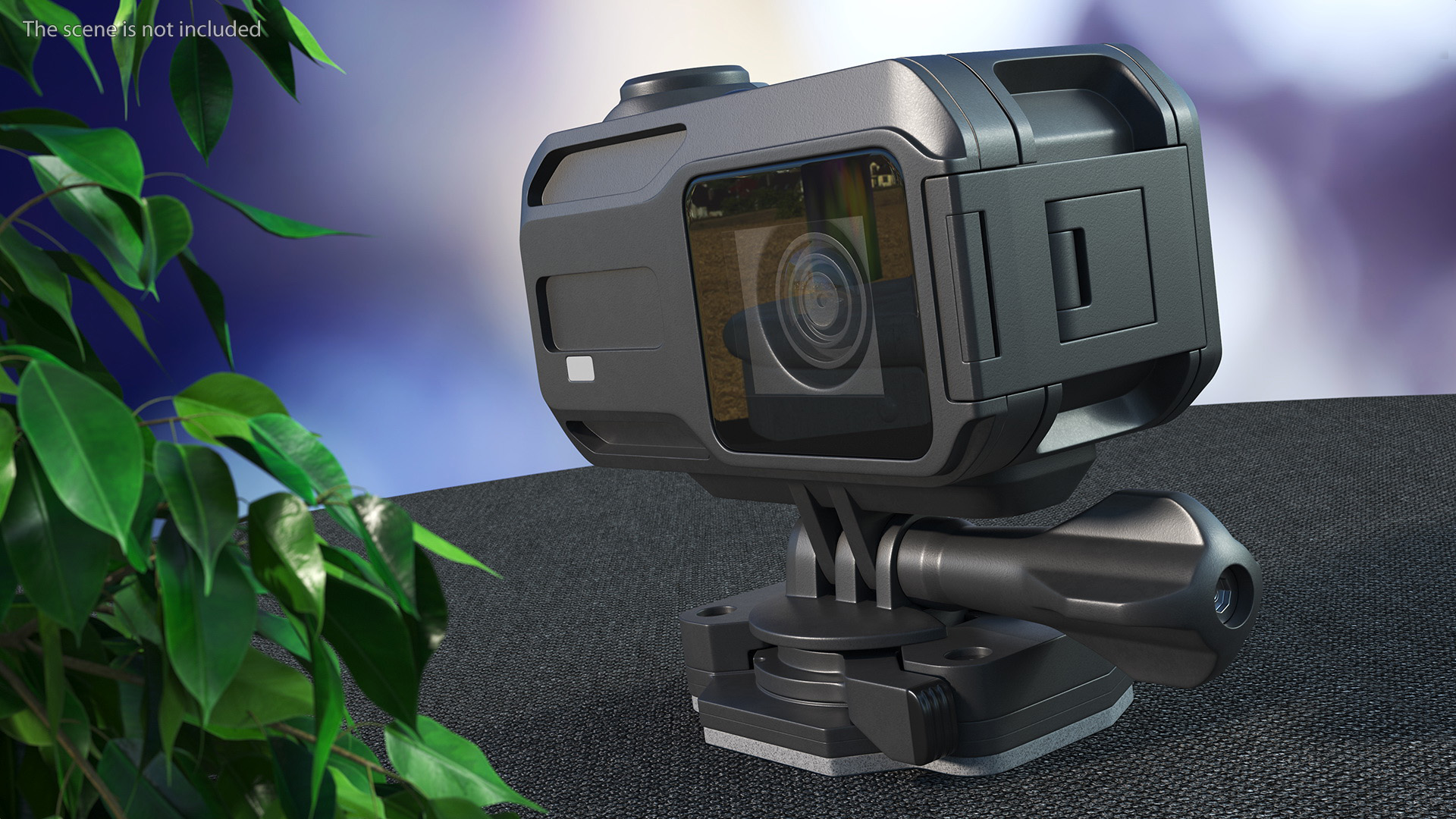 3D model Helmet Action Camera