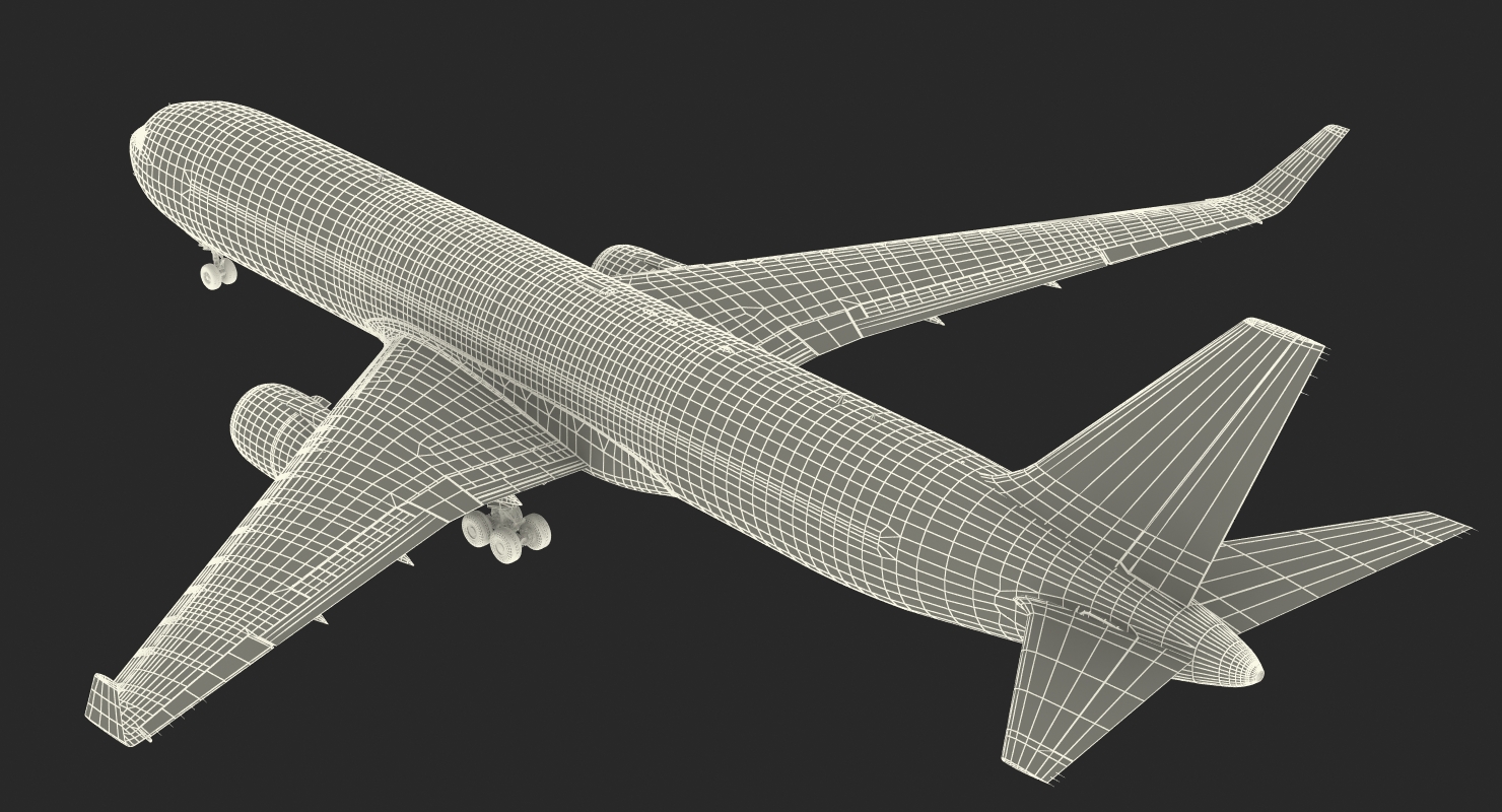 3D Boeing 767 300F Generic model