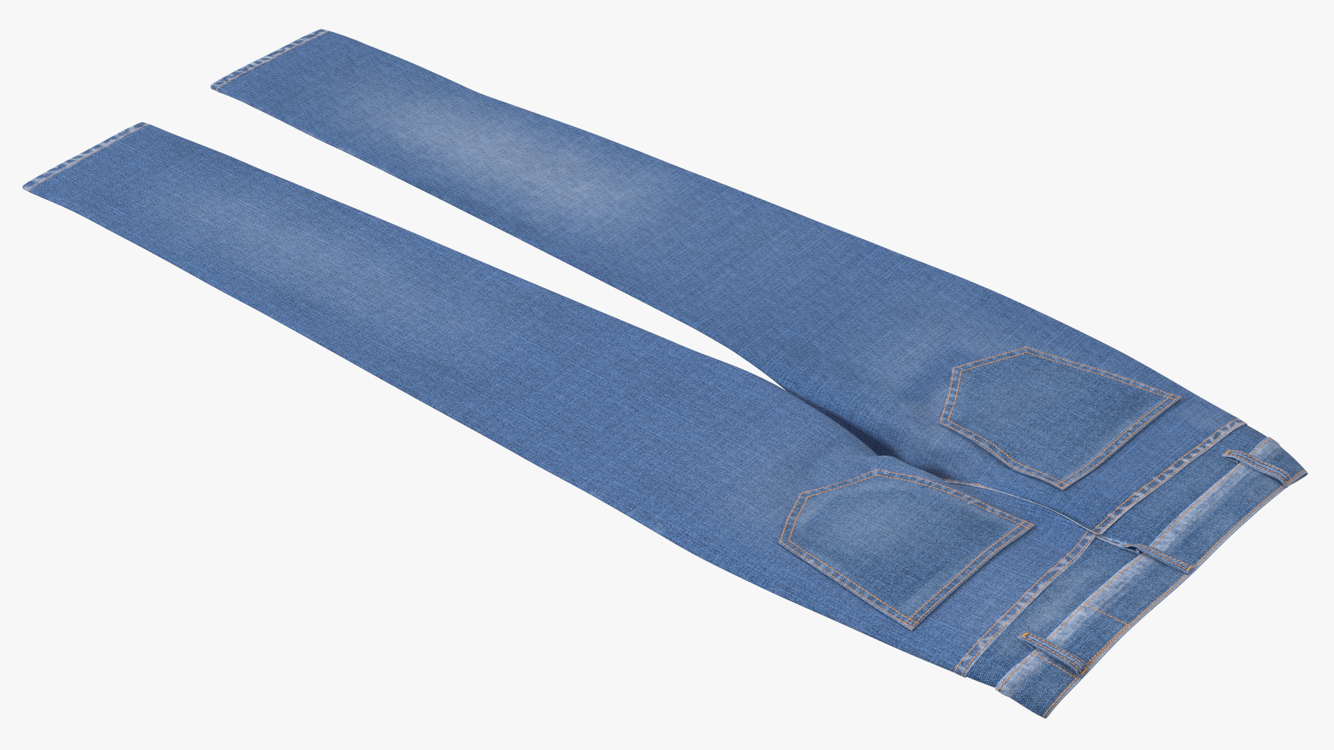 Diesel Mens Jeans Blue 3D