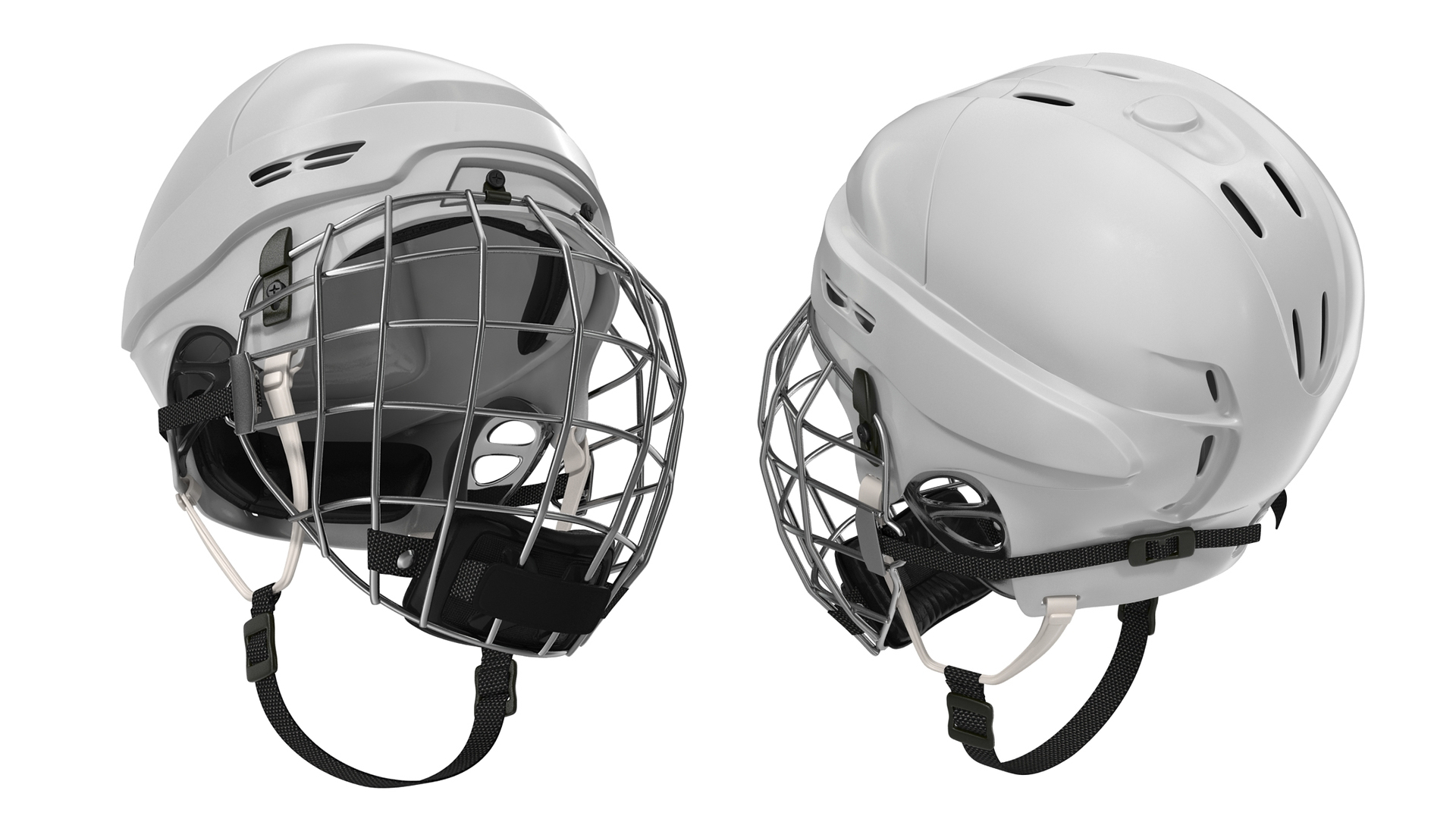 3D Ice Hockey Protective Helmet model