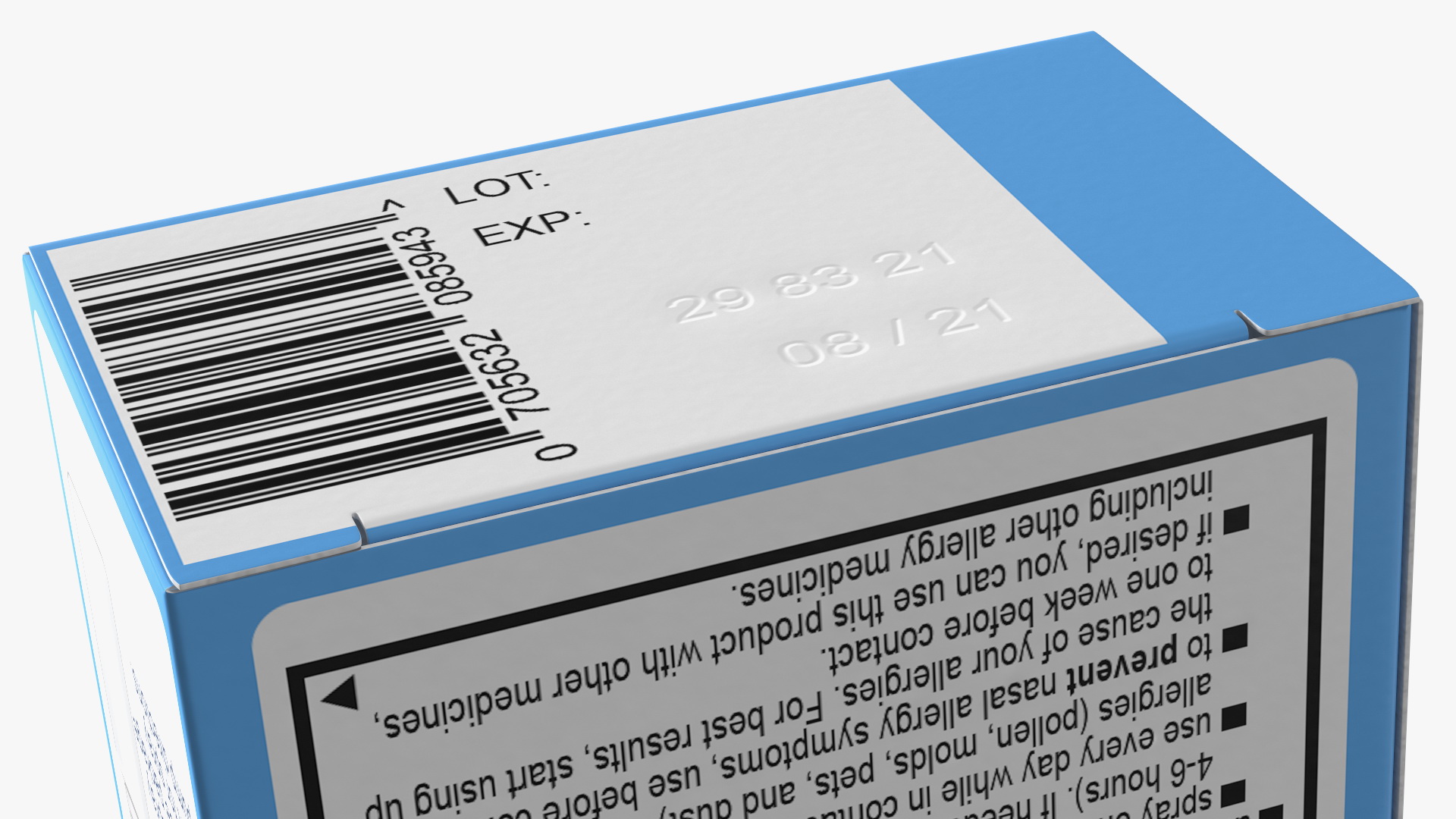 3D Allergy Symptom Controller Spray Box