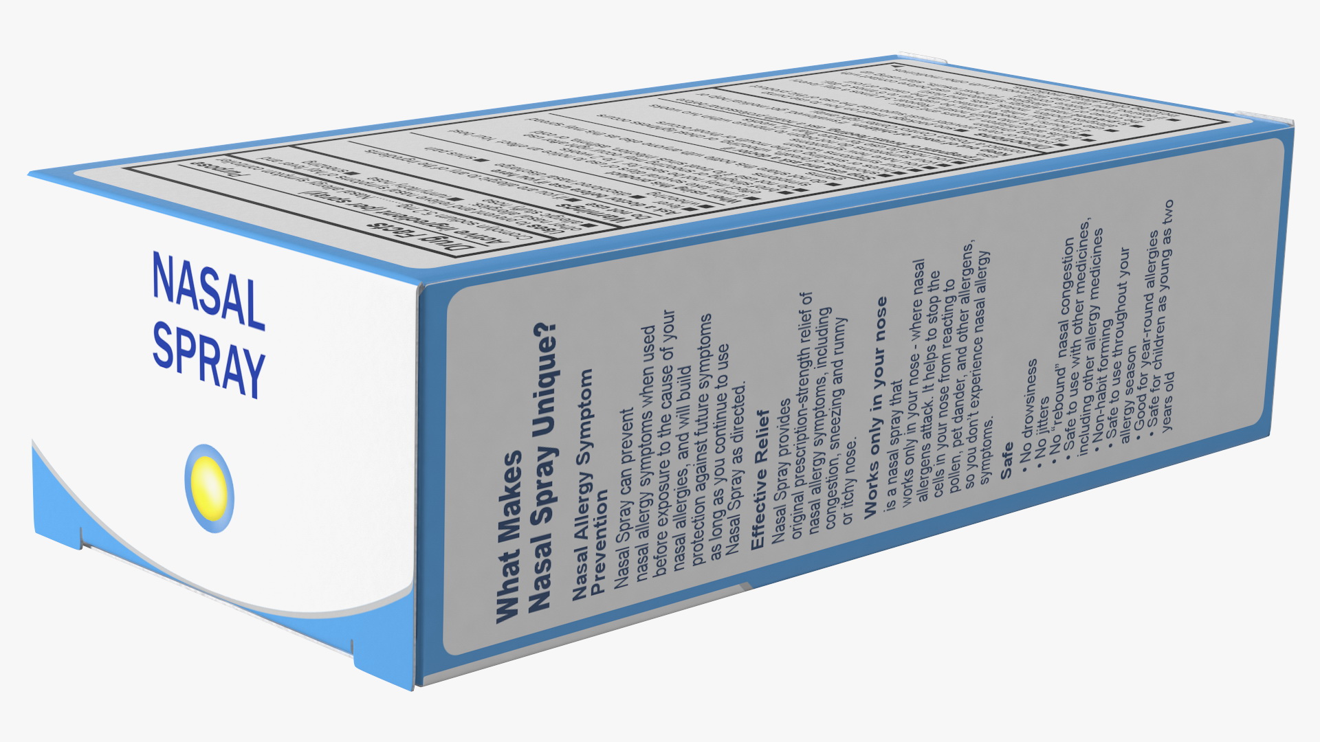 3D Allergy Symptom Controller Spray Box