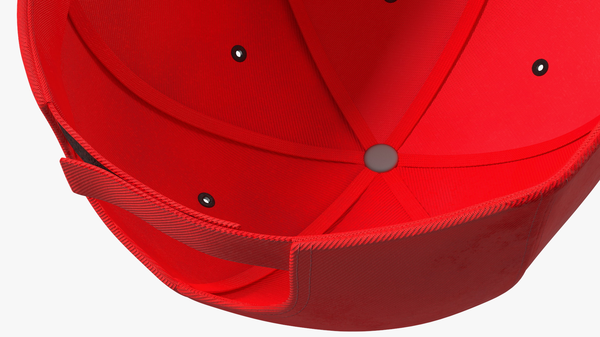 3D model Cap Cotton Red Your Brand