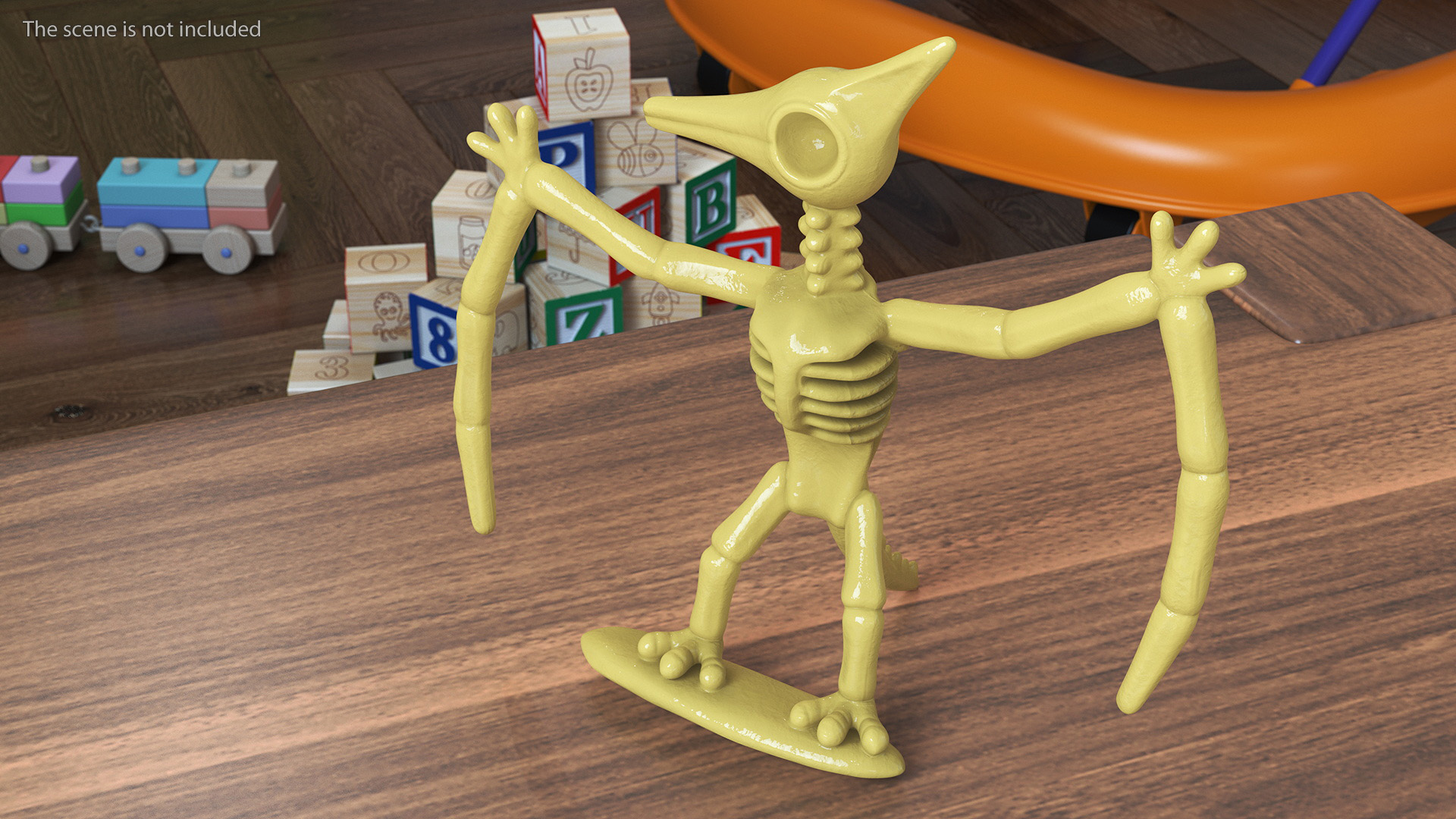 Fossil Pterodactyl Toy 3D